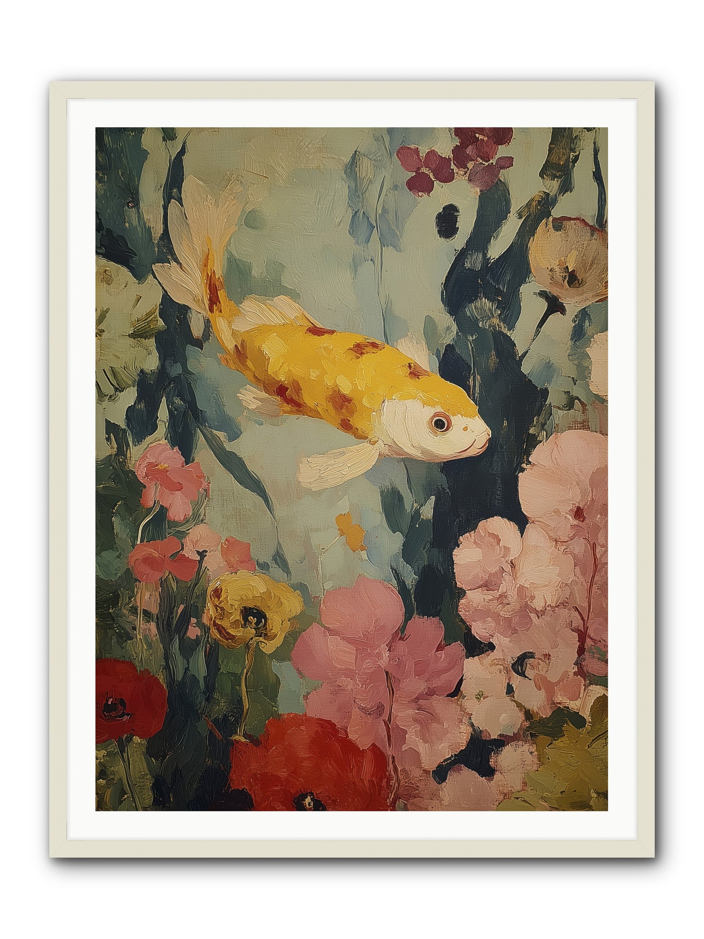 Golden Hour Light -- Framed Print - White 36x48