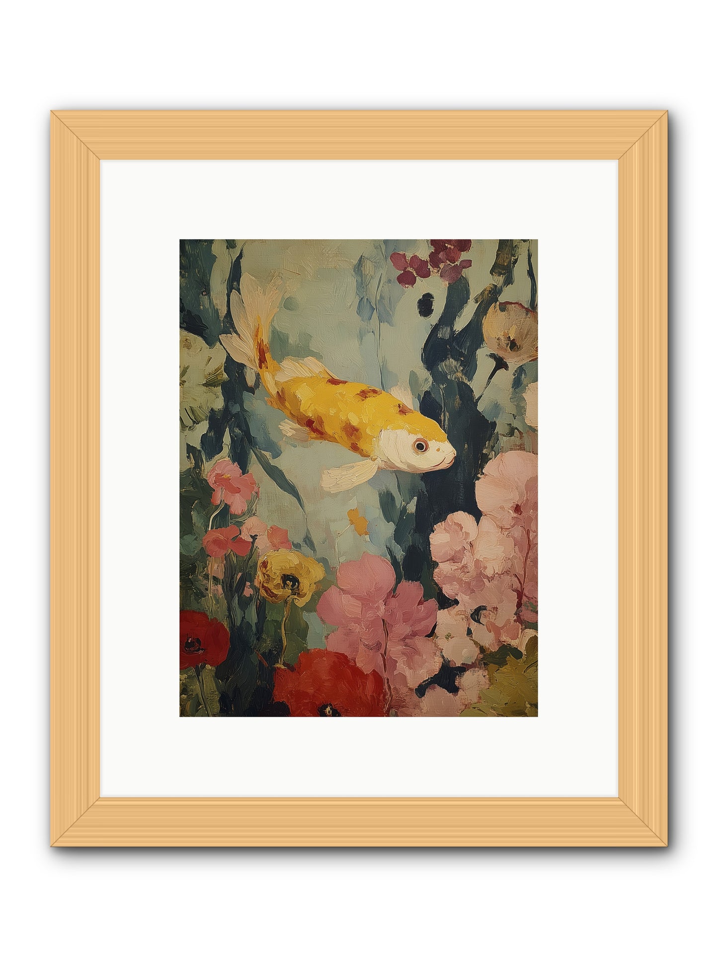 Golden Hour Light -- Framed Print - Natural 9x12