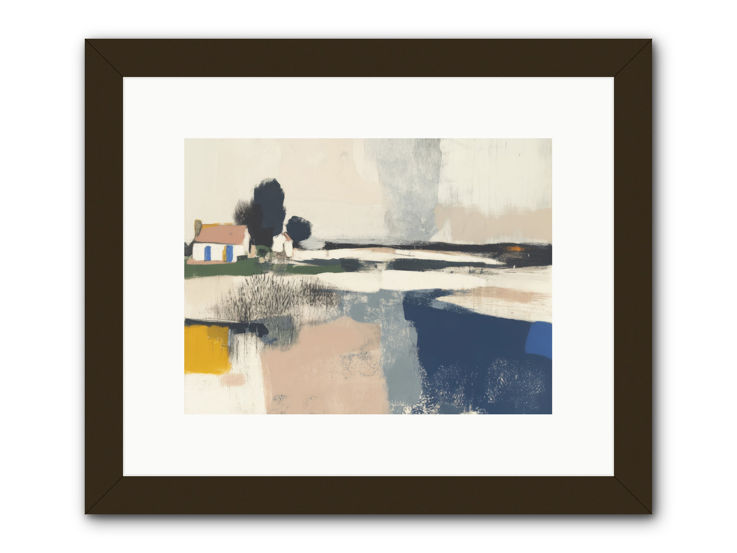 Golden Hour Magic -- Framed Print - Black 12x9