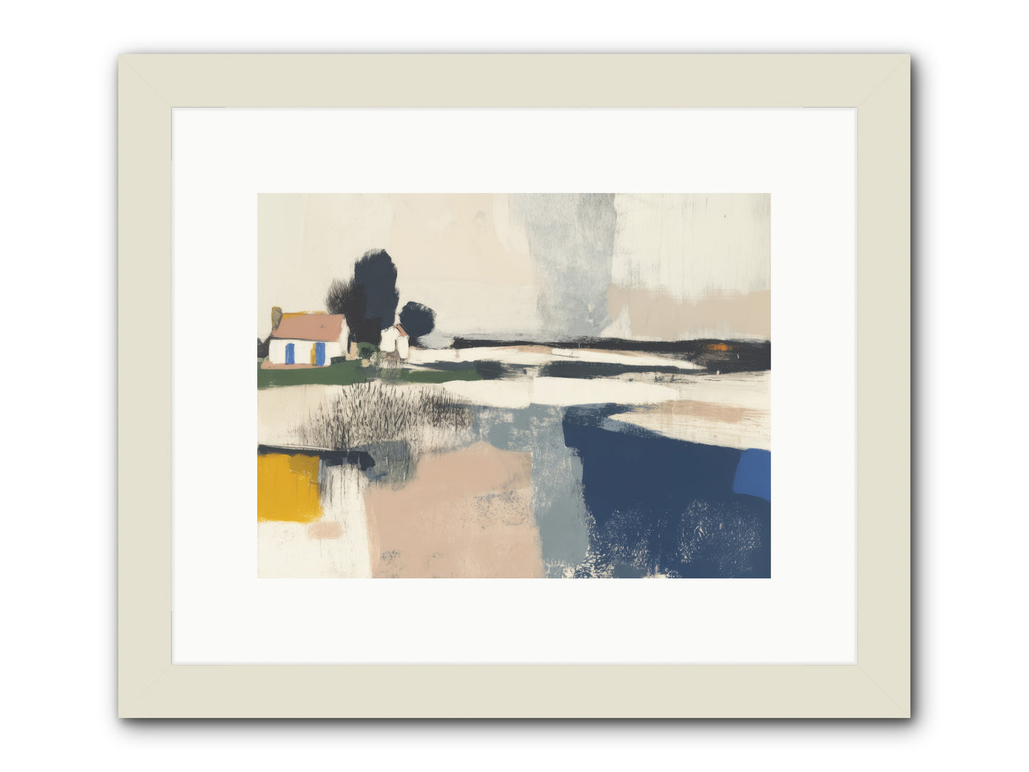 Golden Hour Magic -- Framed Print - White 12x9