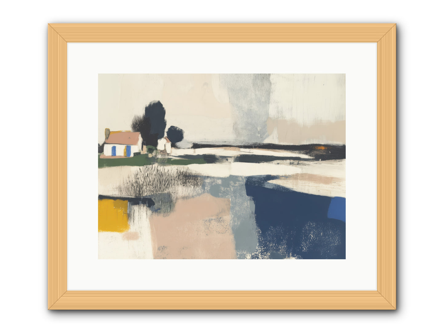 Golden Hour Magic -- Framed Print - Natural 16x12