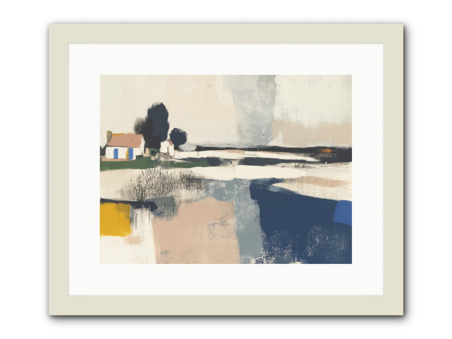 Golden Hour Magic -- Framed Print - White 16x12