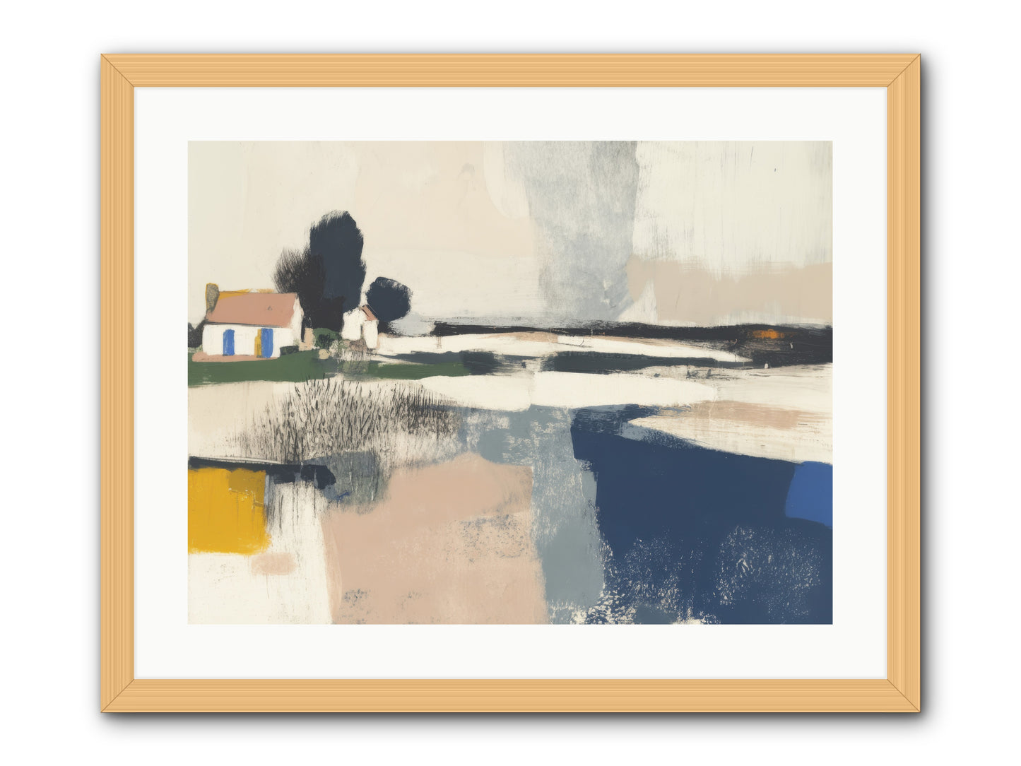 Golden Hour Magic -- Framed Print - Natural 24x18