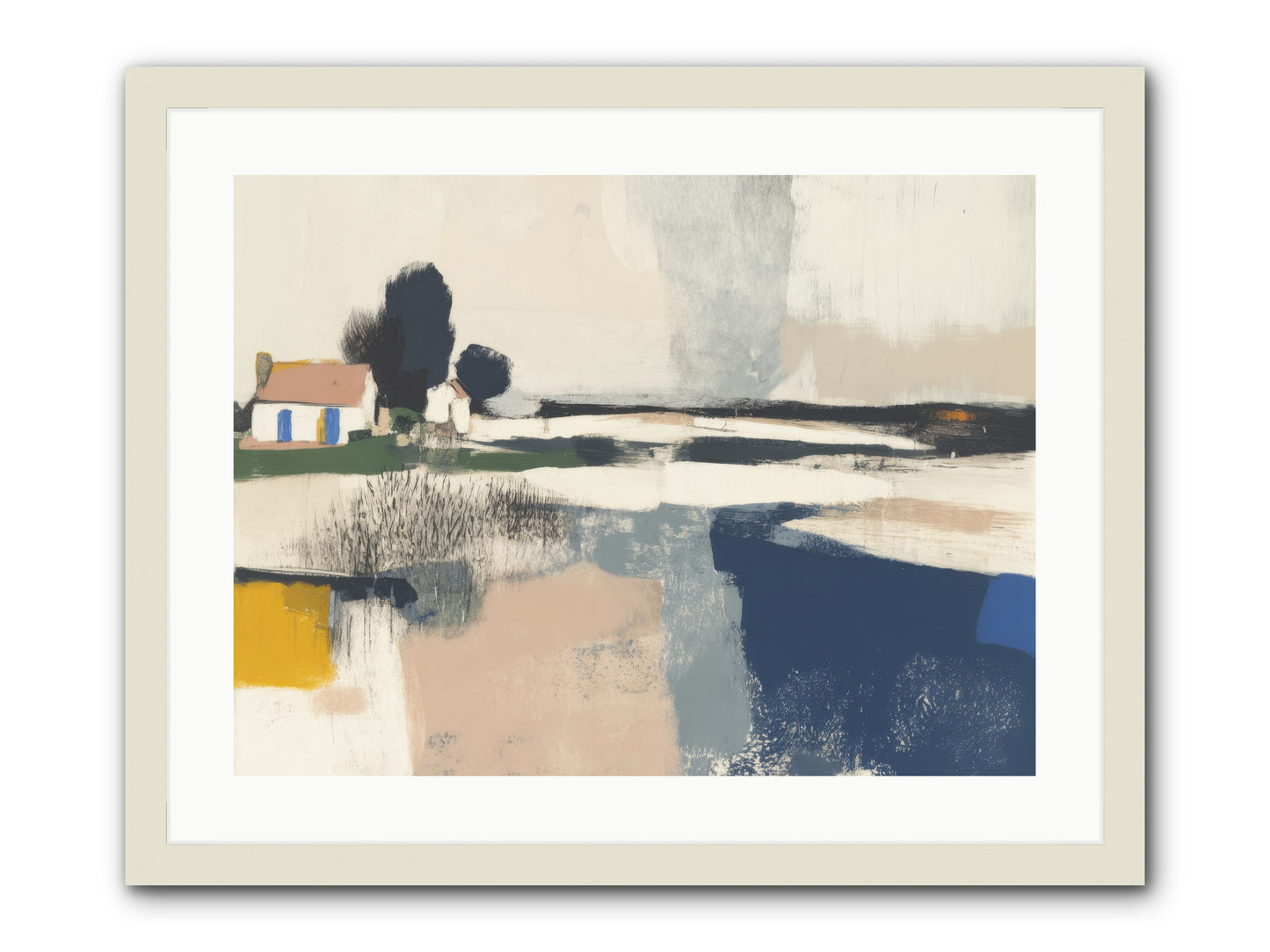 Golden Hour Magic -- Framed Print - White 24x18