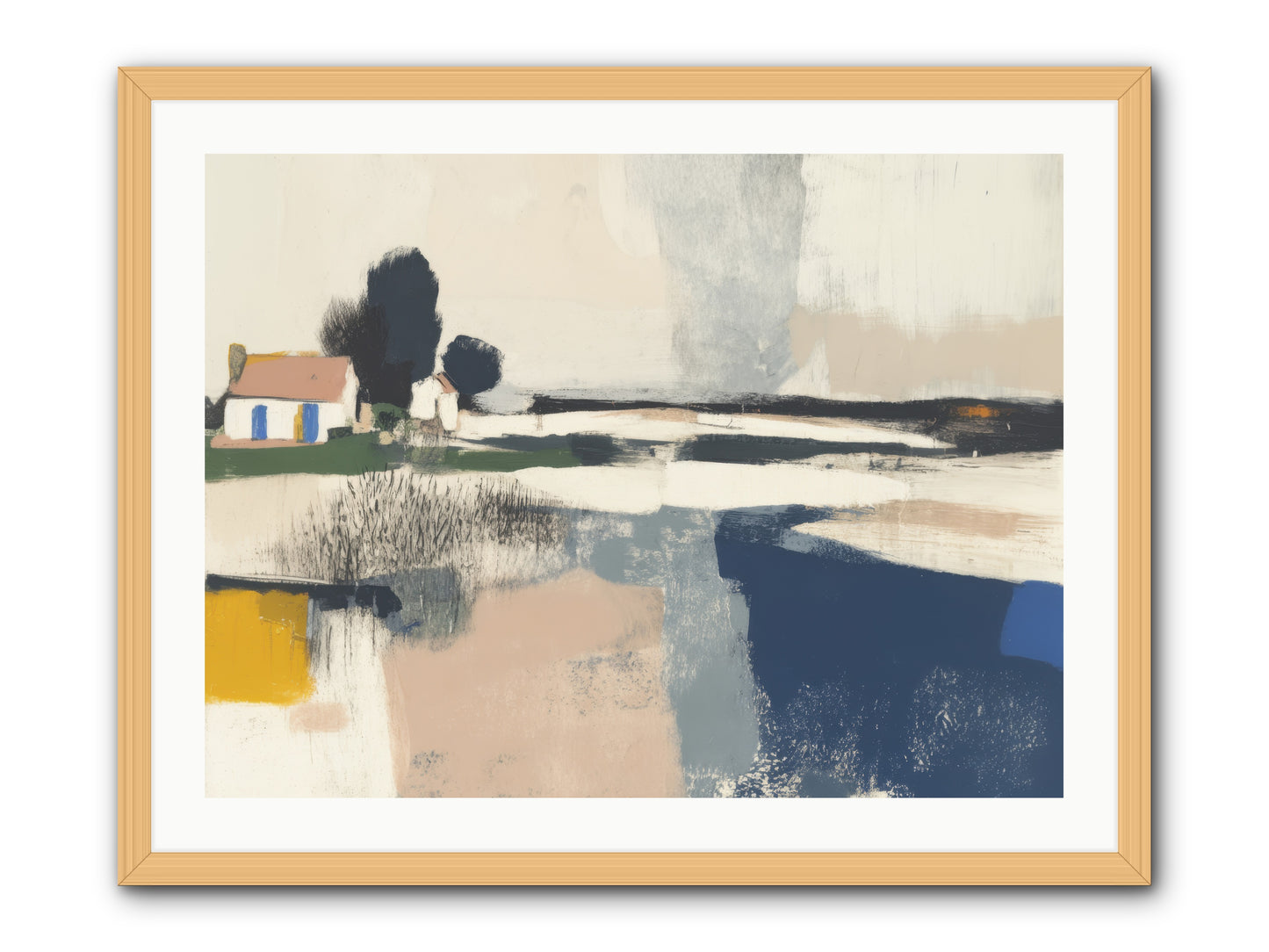 Golden Hour Magic -- Framed Print - Natural 32x24