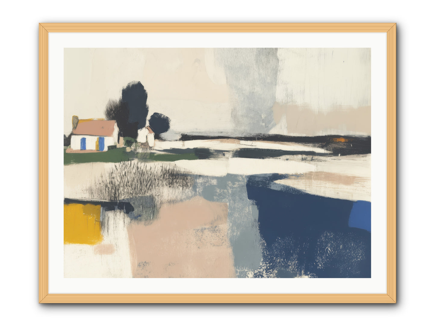 Golden Hour Magic -- Framed Print - Natural 40x30