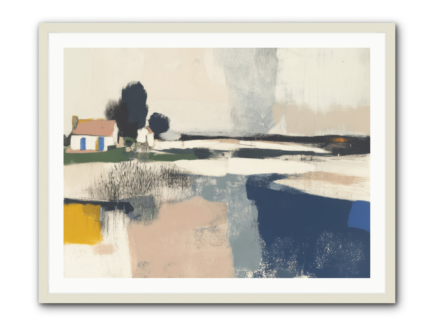 Golden Hour Magic -- Framed Print - White 40x30