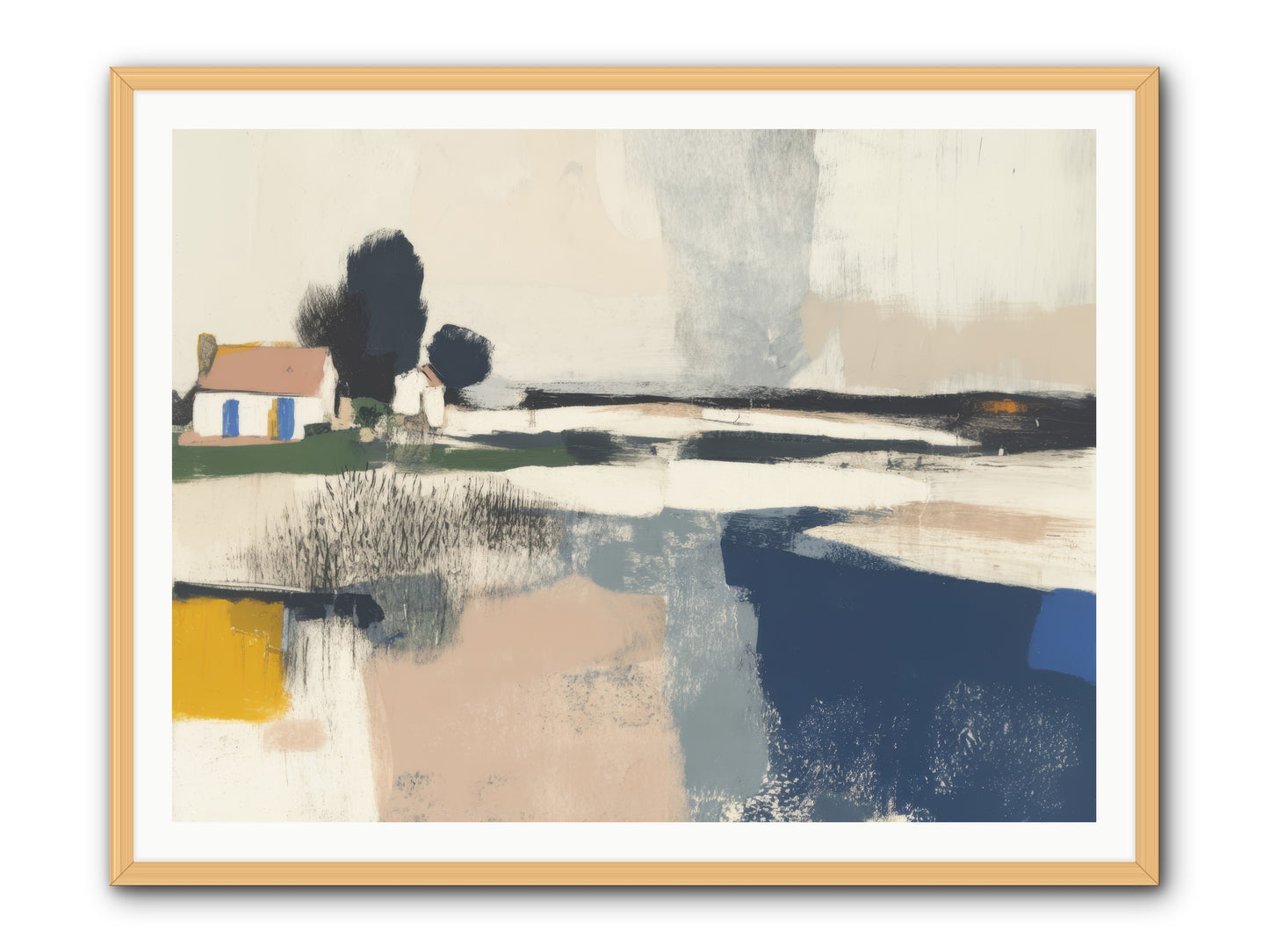Golden Hour Magic -- Framed Print - Natural 48x36