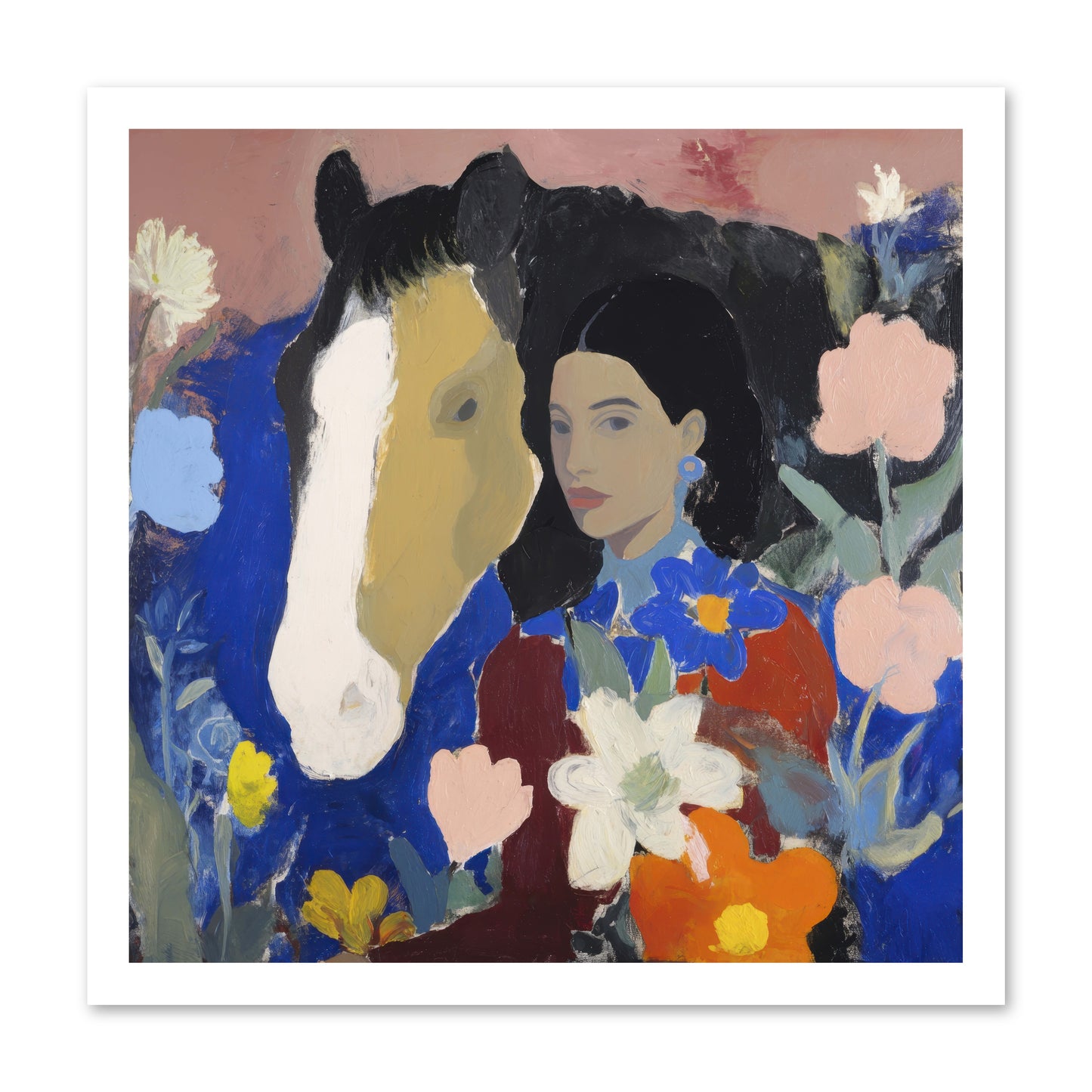 Golden Hour Riders -- Loose Canvas Print 20x20