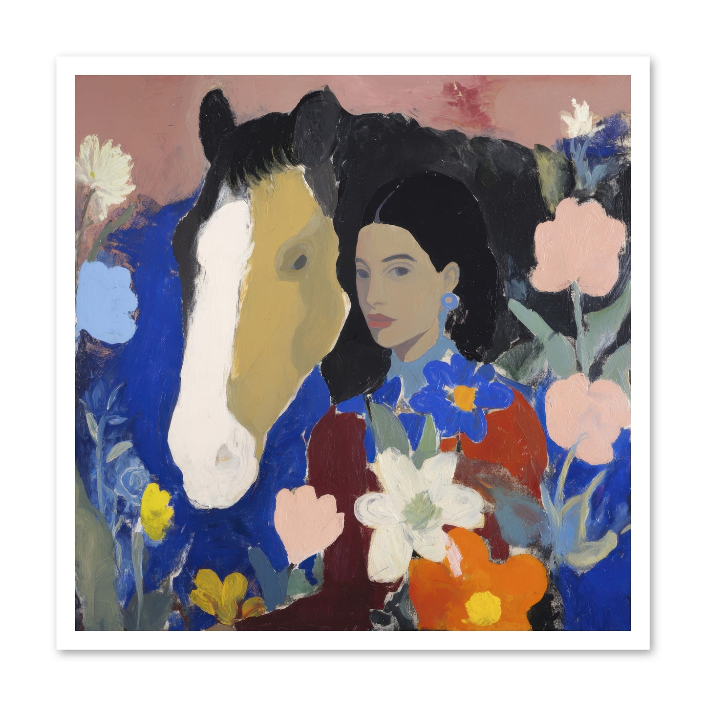 Golden Hour Riders -- Paper Print 30x30