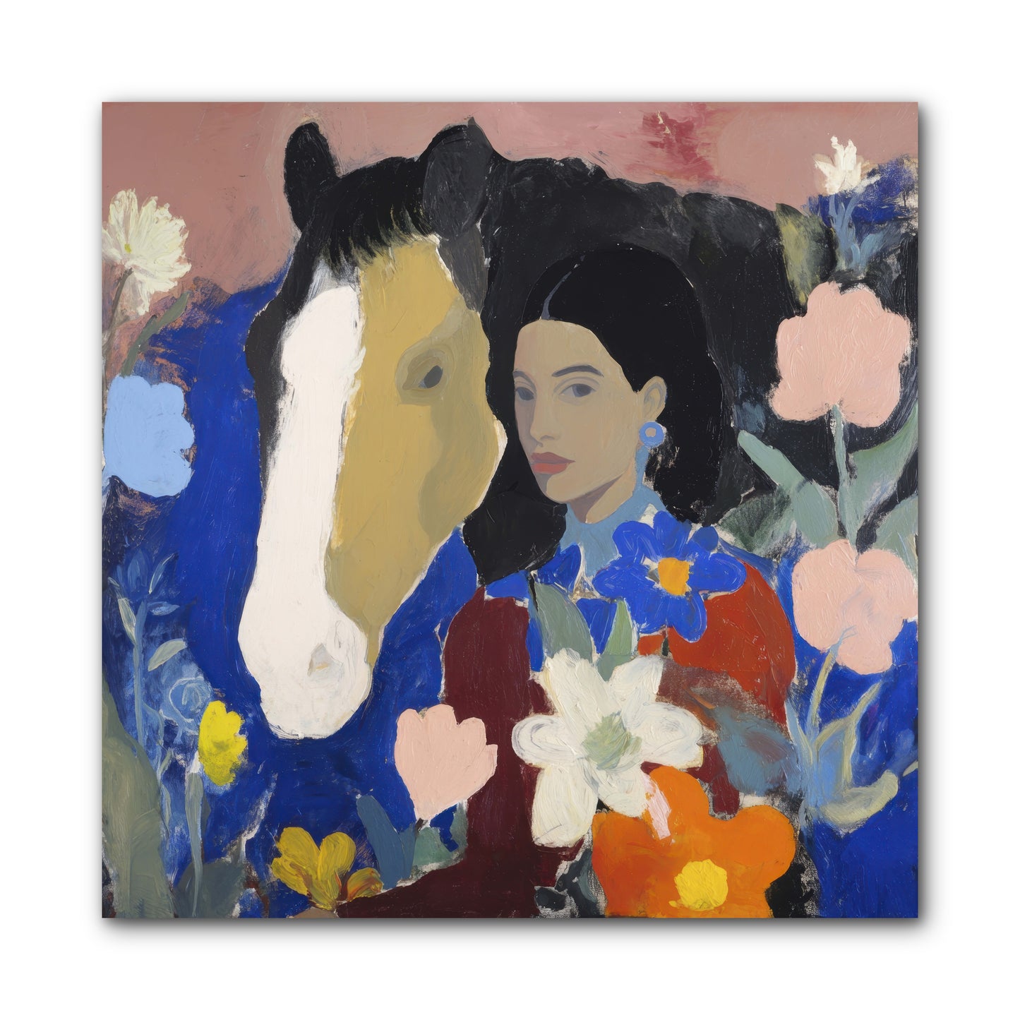 Golden Hour Riders -- Wrapped Canvas 10x10