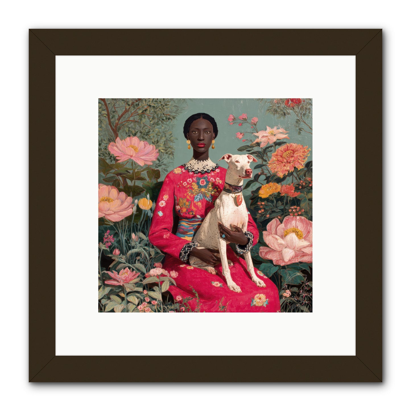 Golden Hour Story-REZ -- Framed Print - Black 10x10