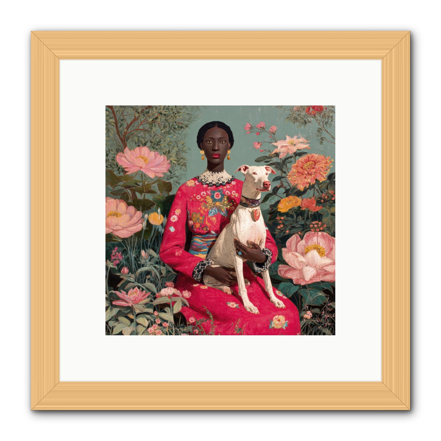 Golden Hour Story-REZ -- Framed Print - Natural 10x10