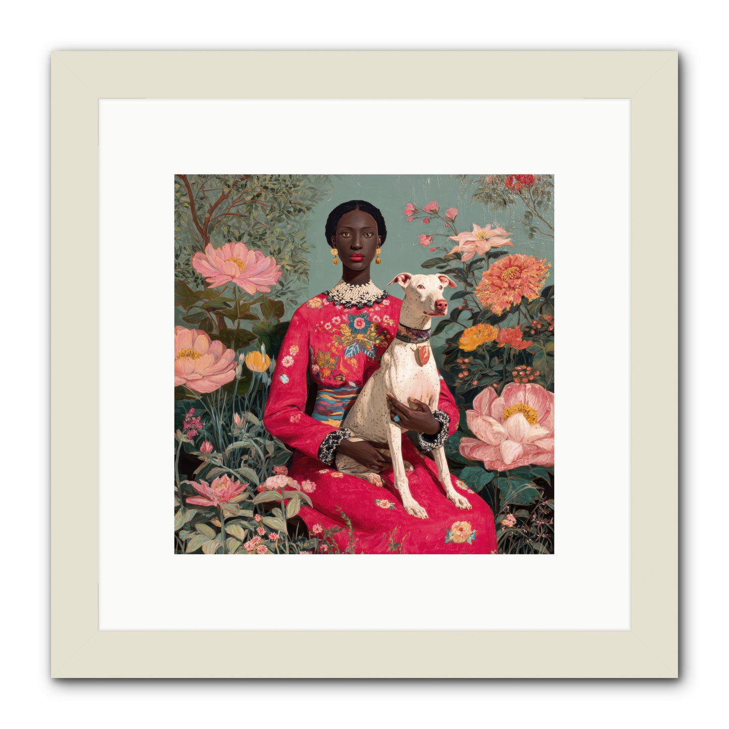 Golden Hour Story-REZ -- Framed Print - White 10x10