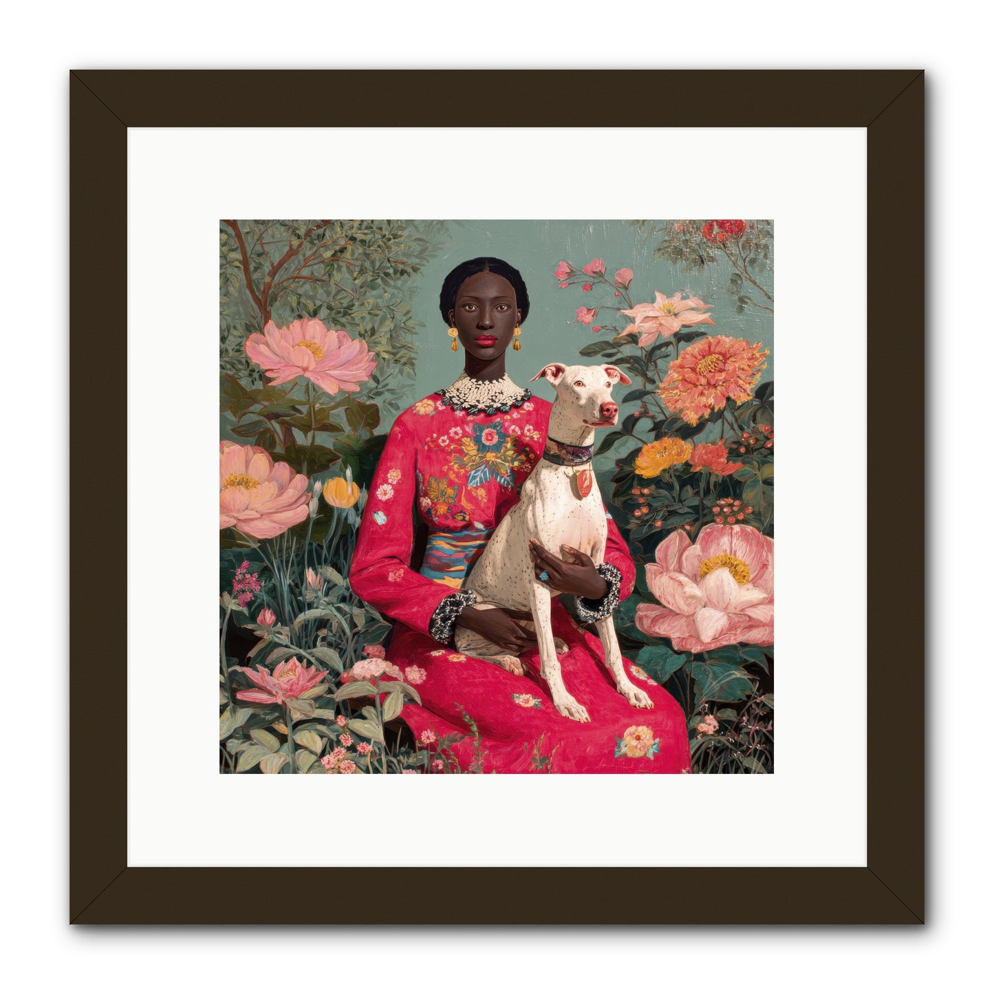Golden Hour Story-REZ -- Framed Print - Black 12x12