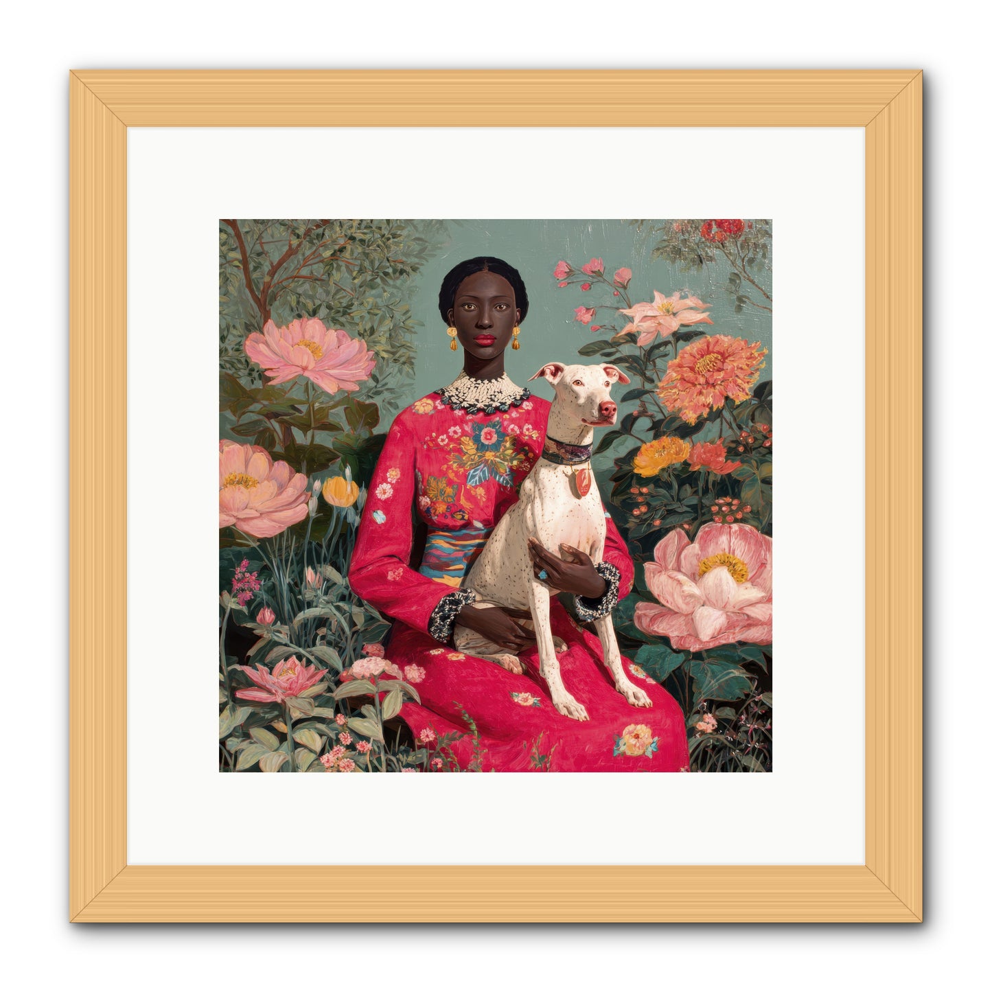 Golden Hour Story-REZ -- Framed Print - Natural 12x12