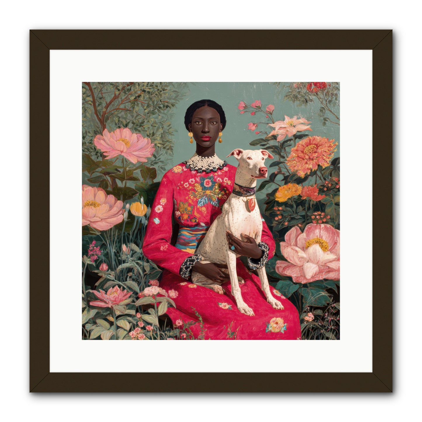 Golden Hour Story-REZ -- Framed Print - Black 16x16