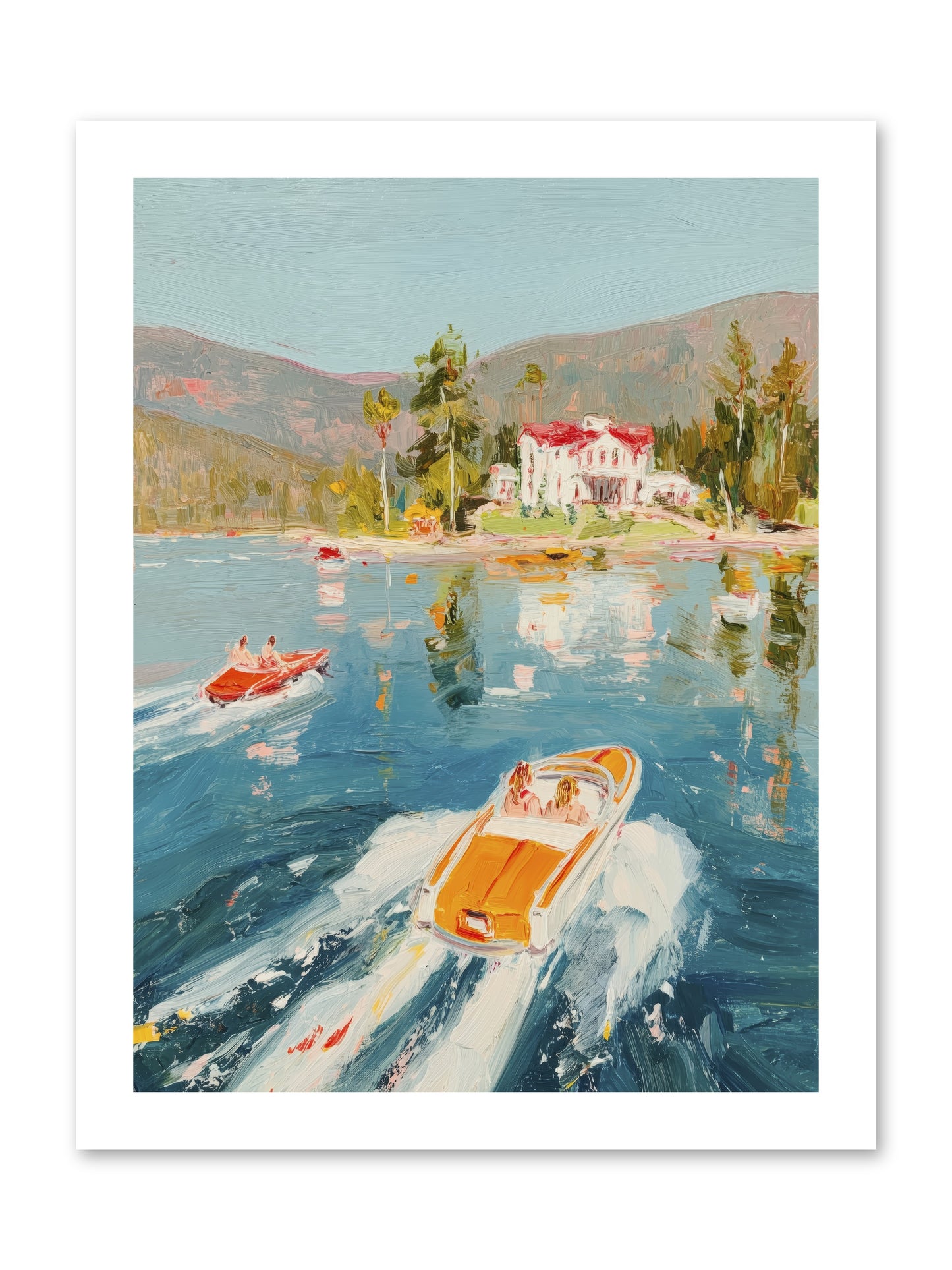 Golden Reflection -- Loose Canvas Print 12x16