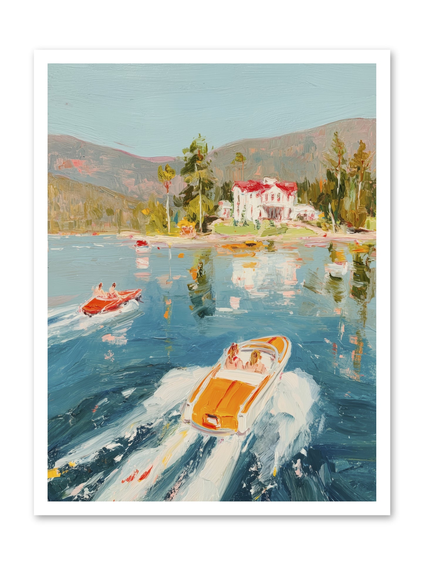 Golden Reflection -- Loose Canvas Print 24x32