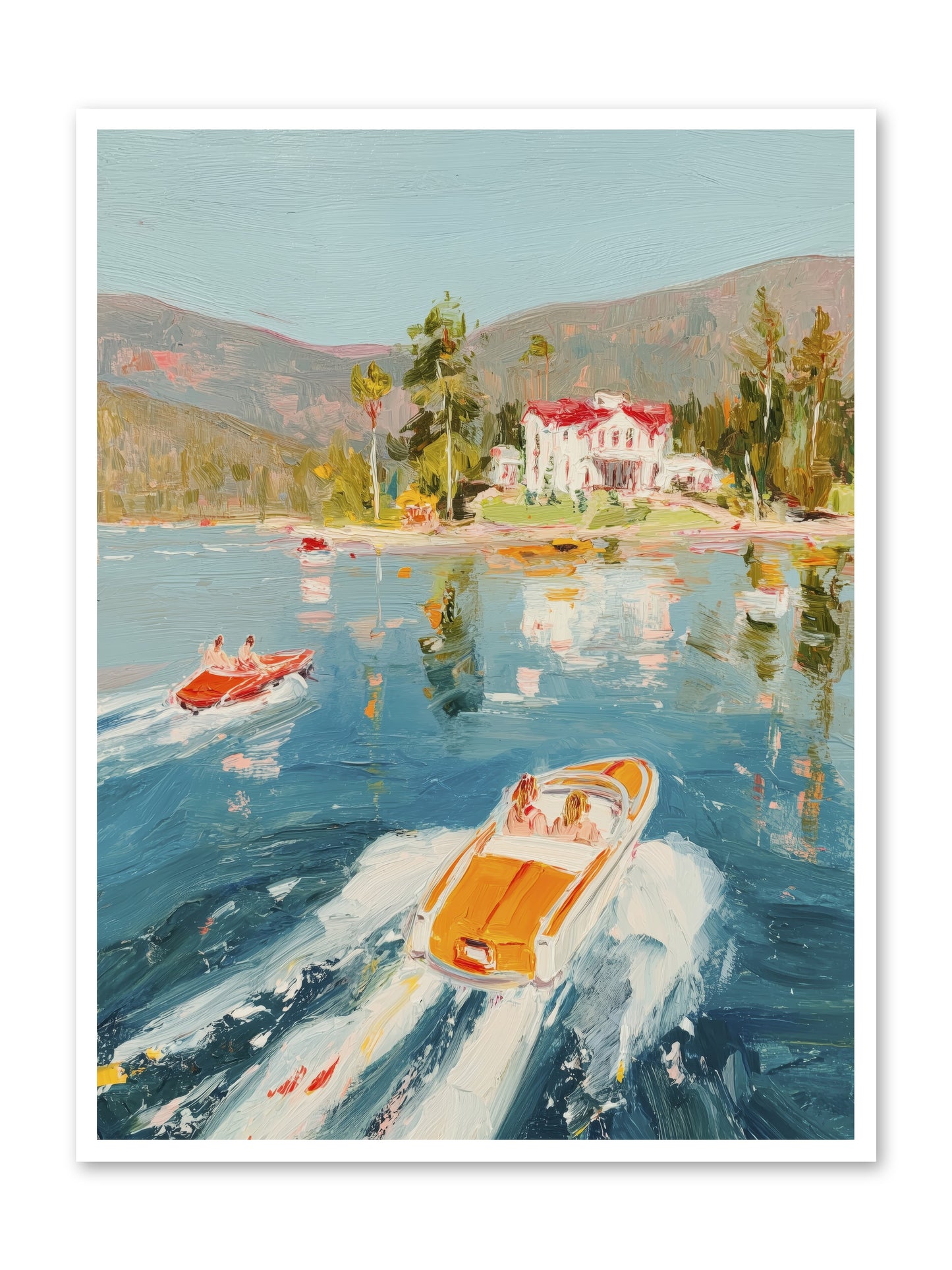 Golden Reflection -- Loose Canvas Print 36x48