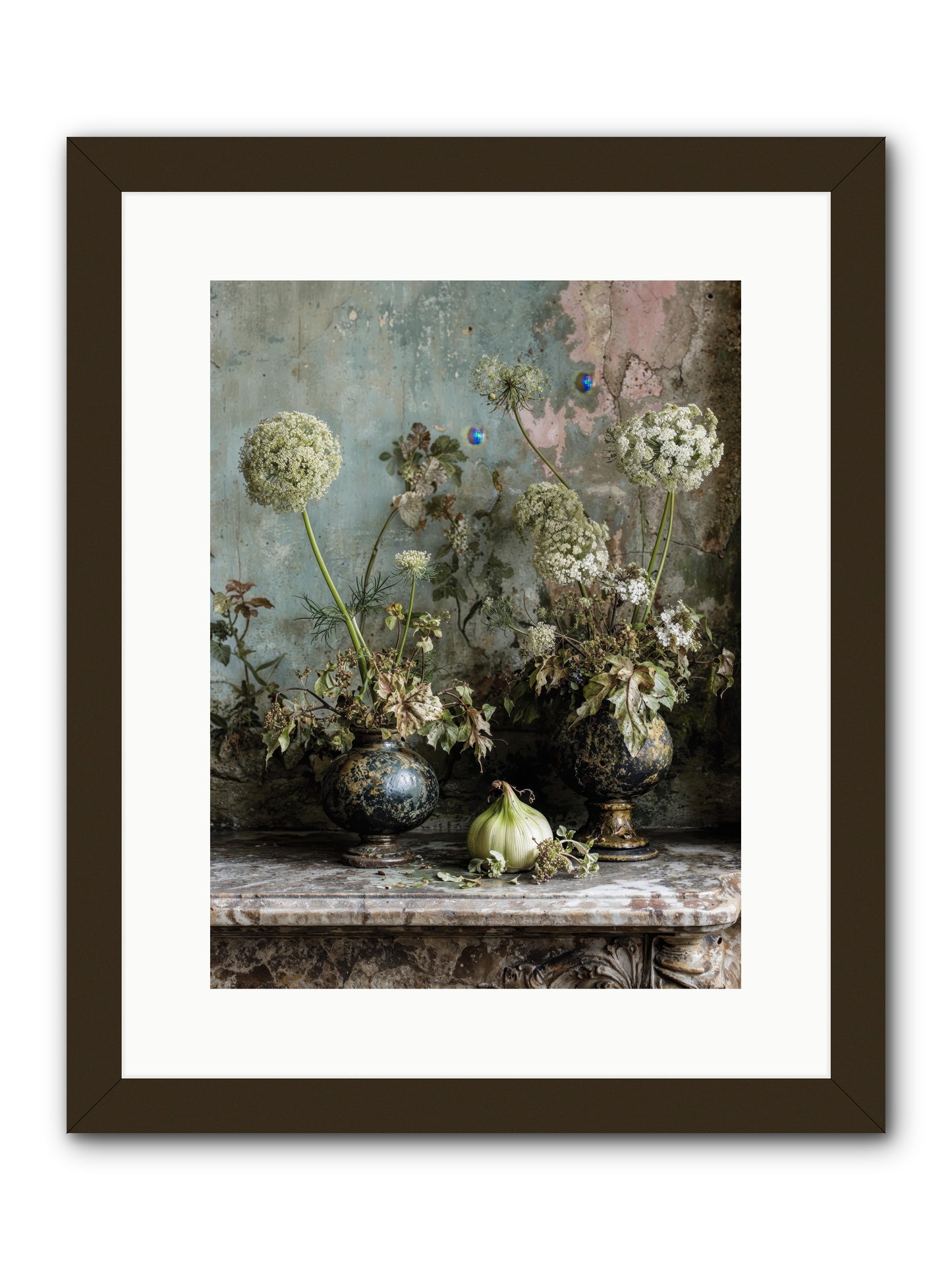 Goldfade -- Framed Print - Black 12x16