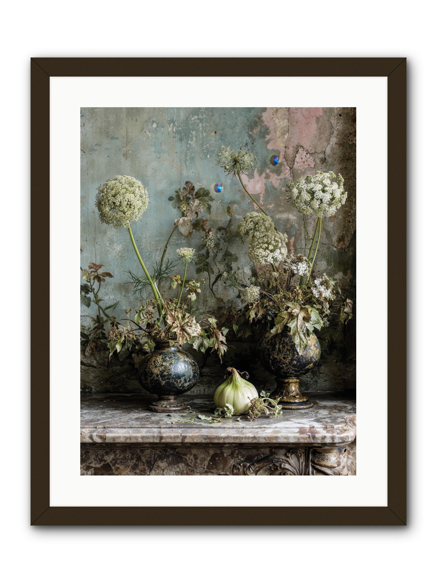 Goldfade -- Framed Print - Black 18x24