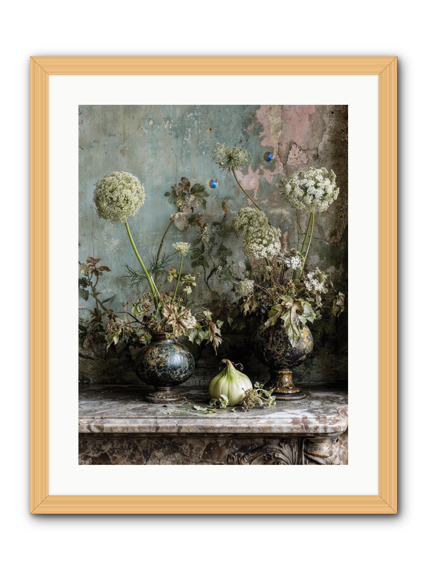 Goldfade -- Framed Print - Natural 18x24