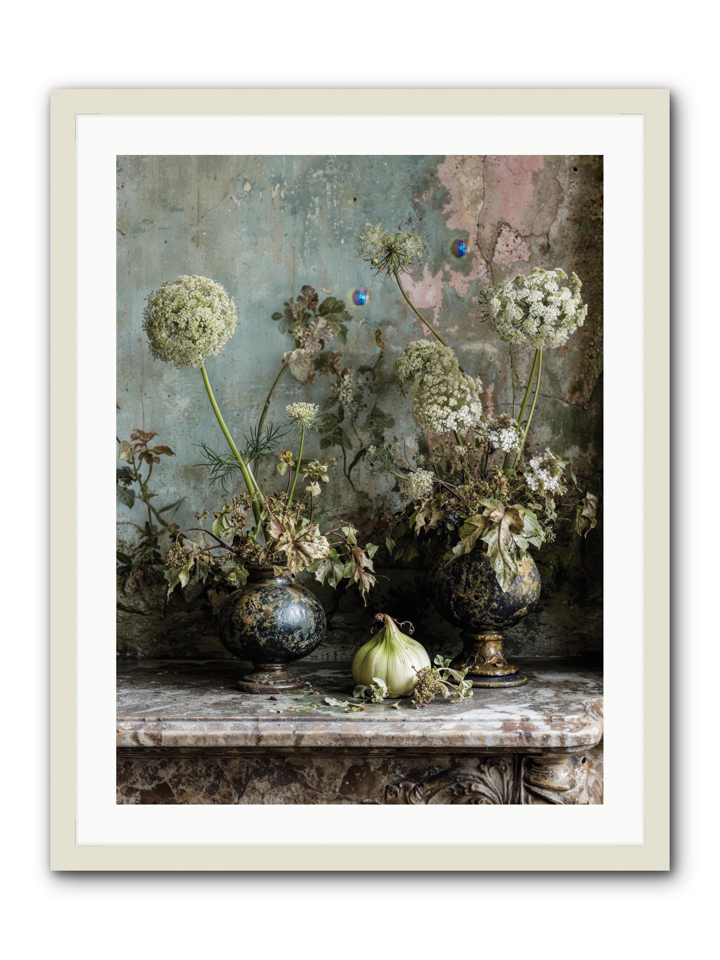 Goldfade -- Framed Print - White 24x32