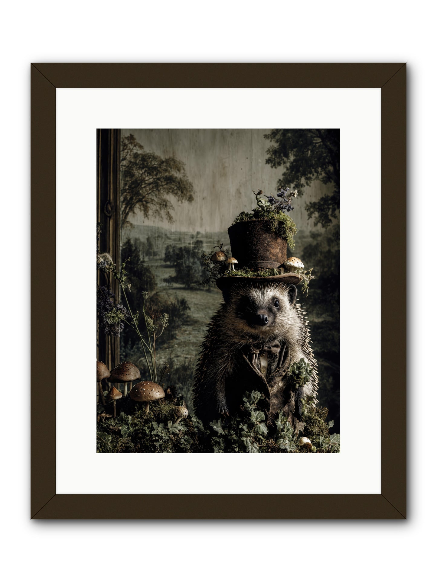 Goldfinch -- Framed Print - Black 12x16