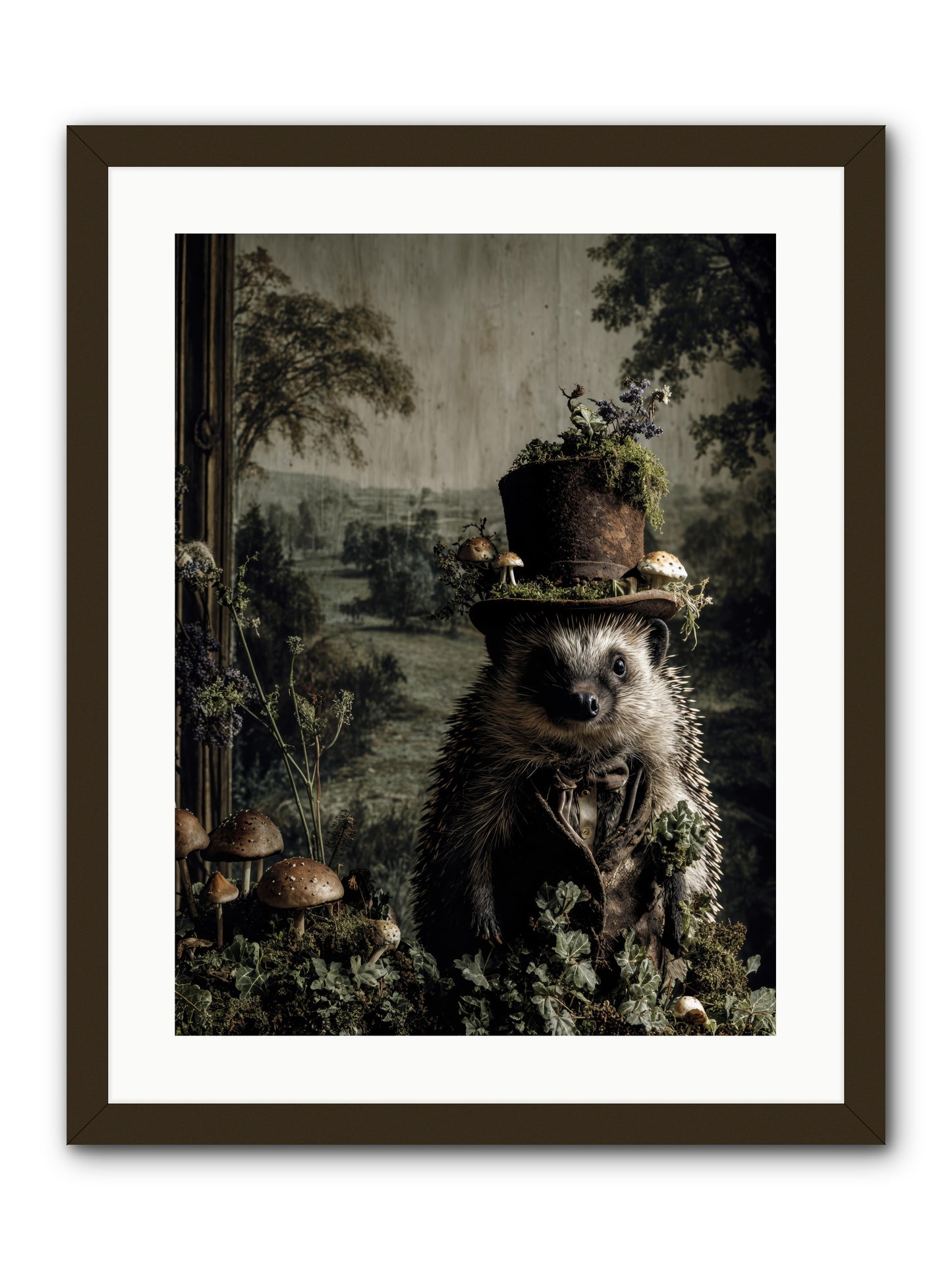 Goldfinch -- Framed Print - Black 18x24