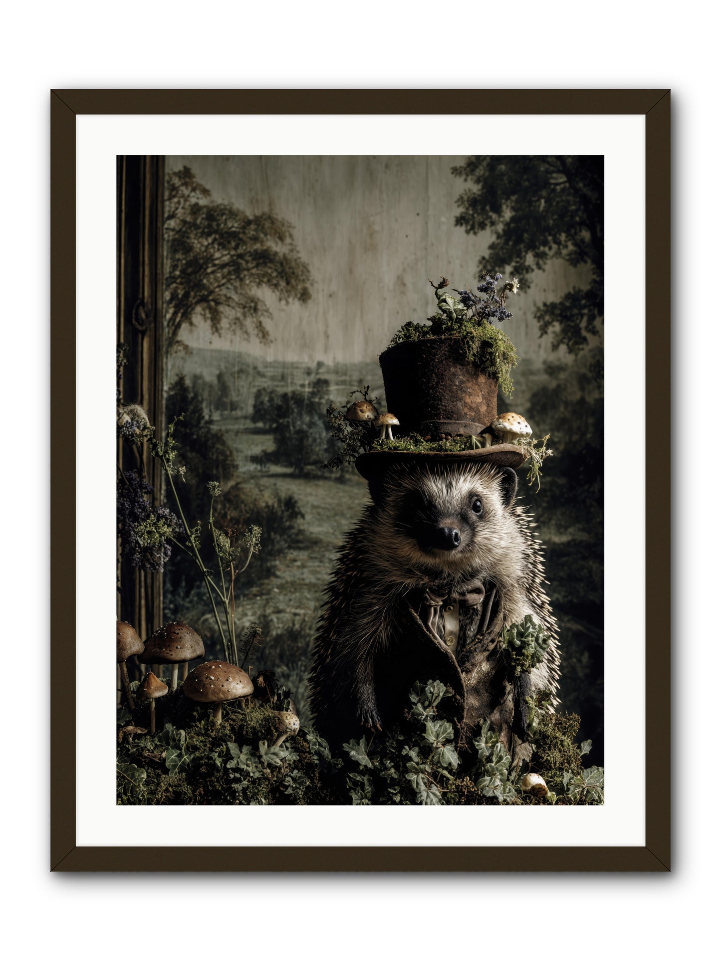 Goldfinch -- Framed Print - Black 24x32