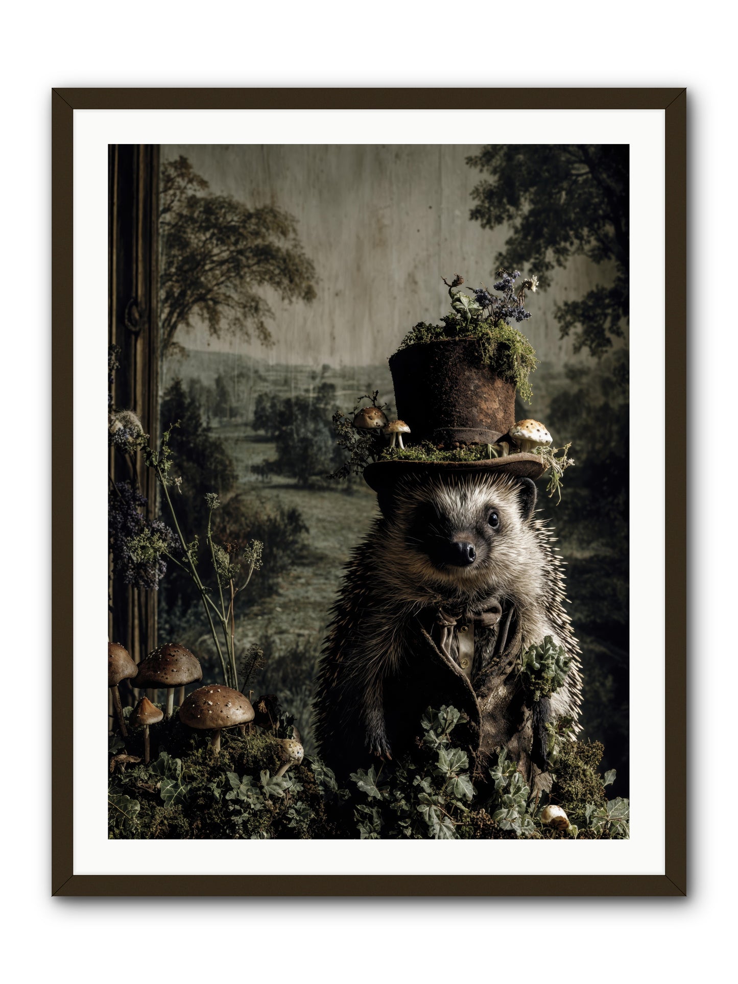 Goldfinch -- Framed Print - Black 30x40