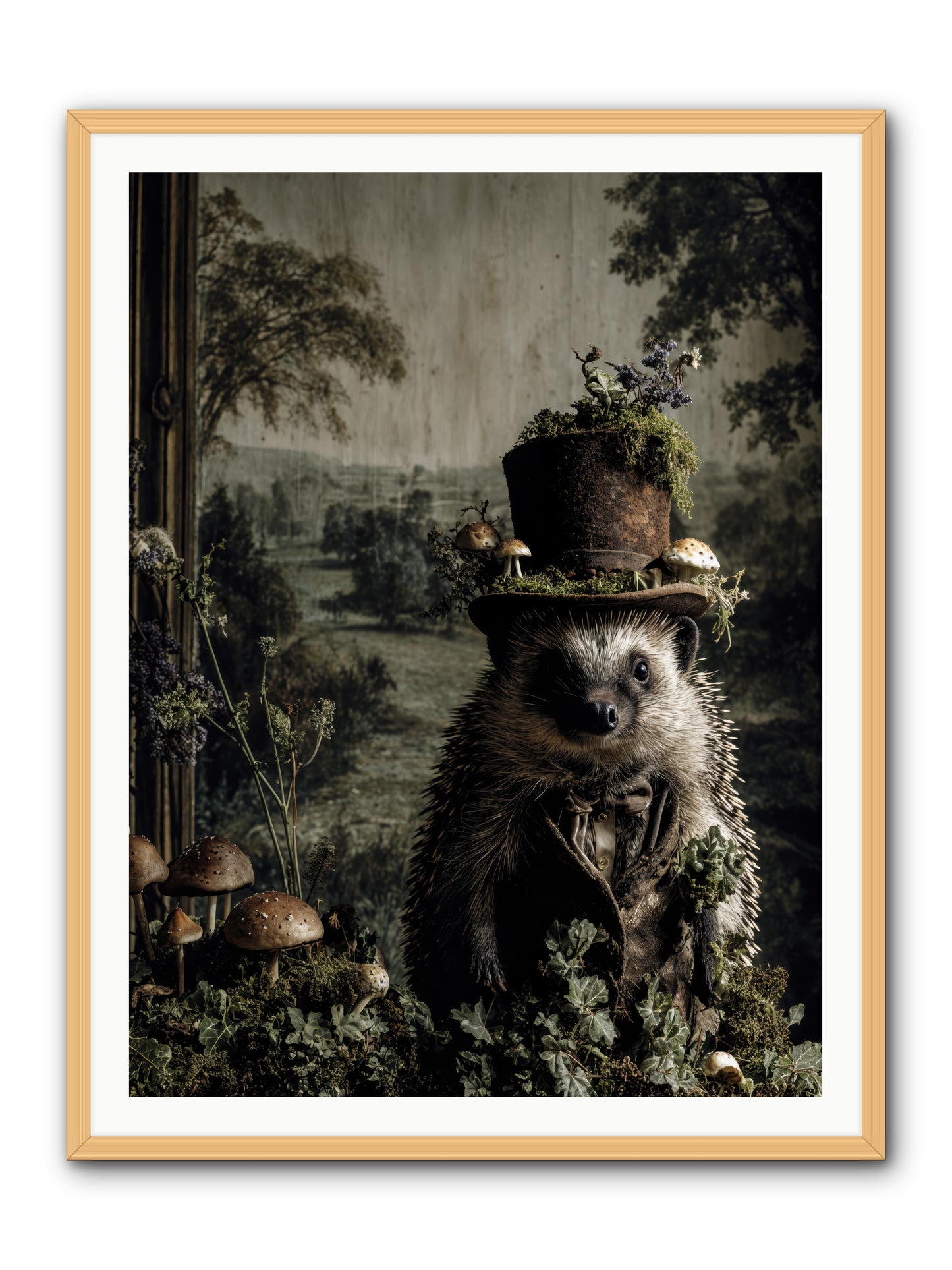 Goldfinch -- Framed Print - Natural 36x48