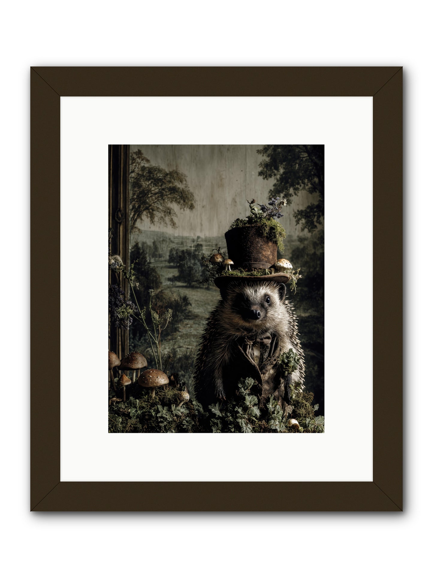 Goldfinch -- Framed Print - Black 9x12