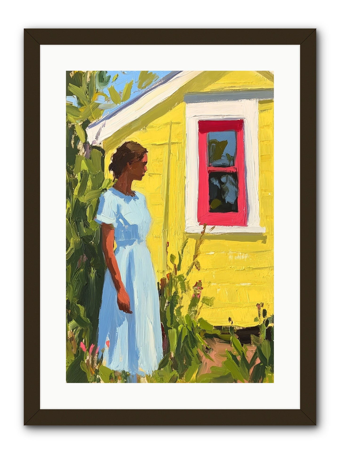 Goldfinch's Maritime Manor -- Framed Print - Black 16x24
