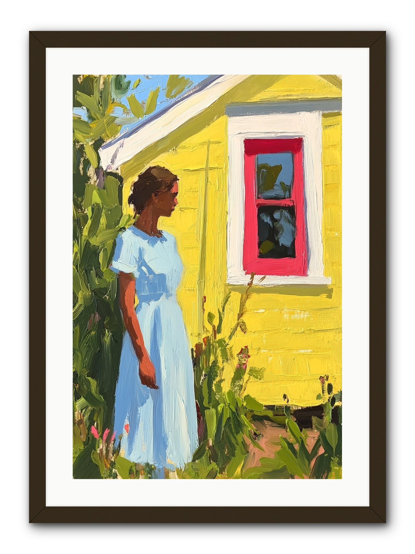 Goldfinch's Maritime Manor -- Framed Print - Black 20x30