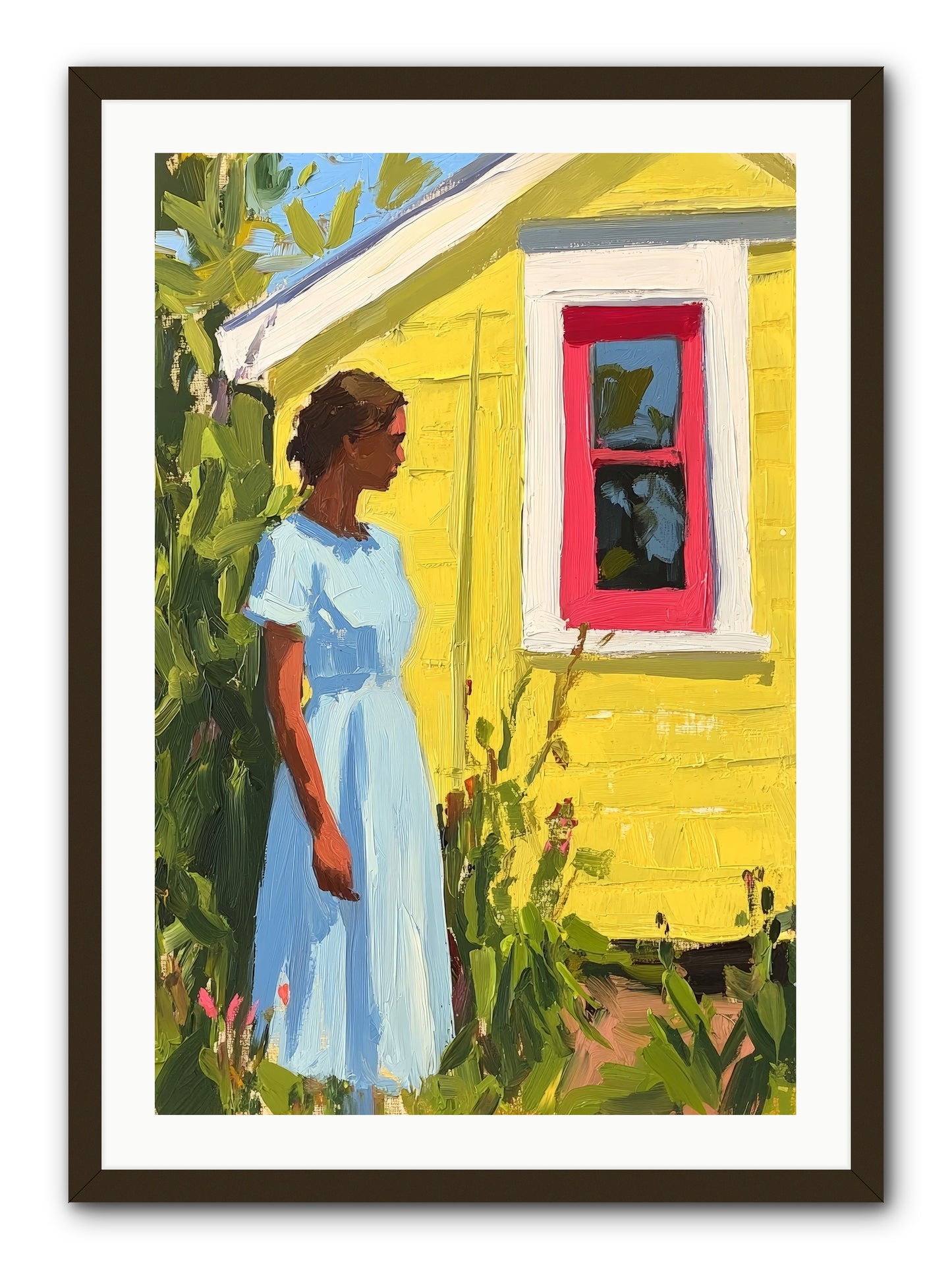 Goldfinch's Maritime Manor -- Framed Print - Black 24x36