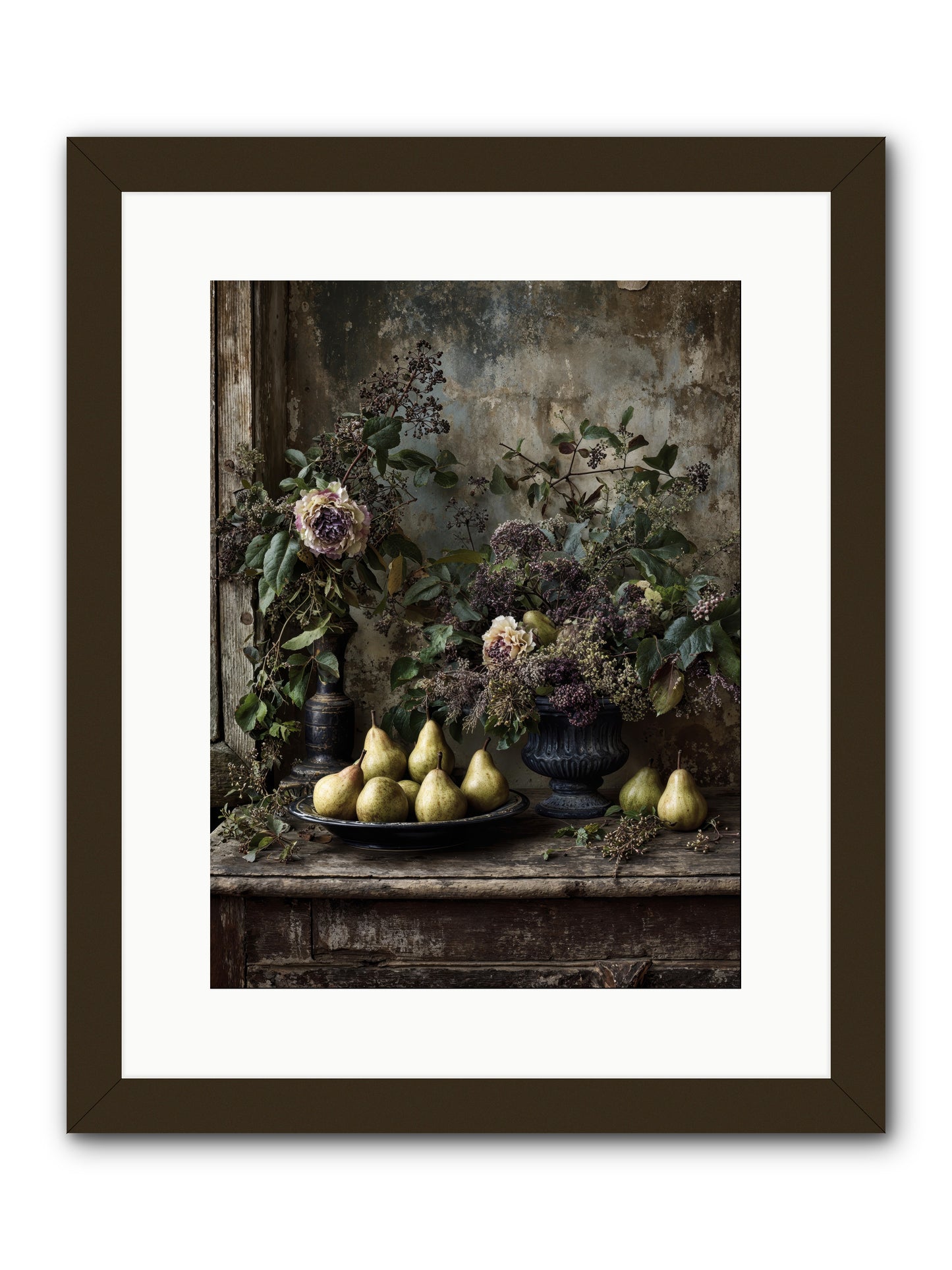 Goldlit -- Framed Print - Black 12x16