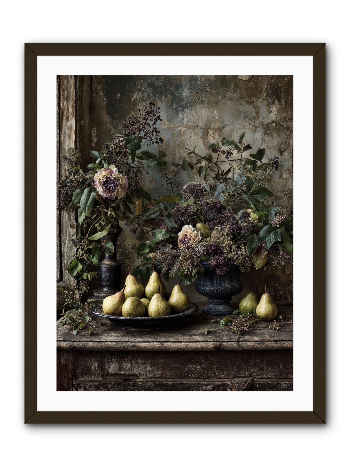 Goldlit -- Framed Print - Black 24x32