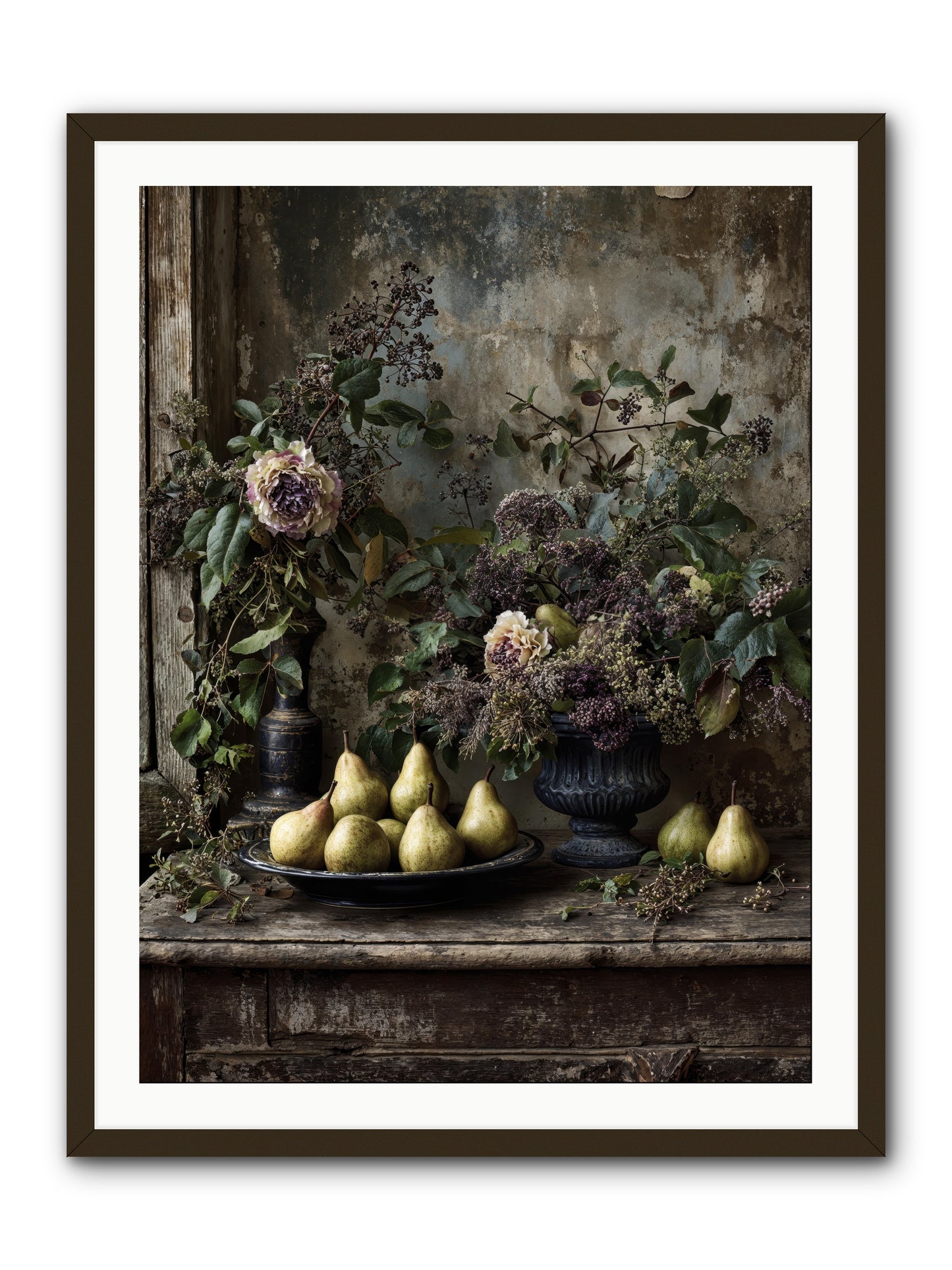 Goldlit -- Framed Print - Black 30x40