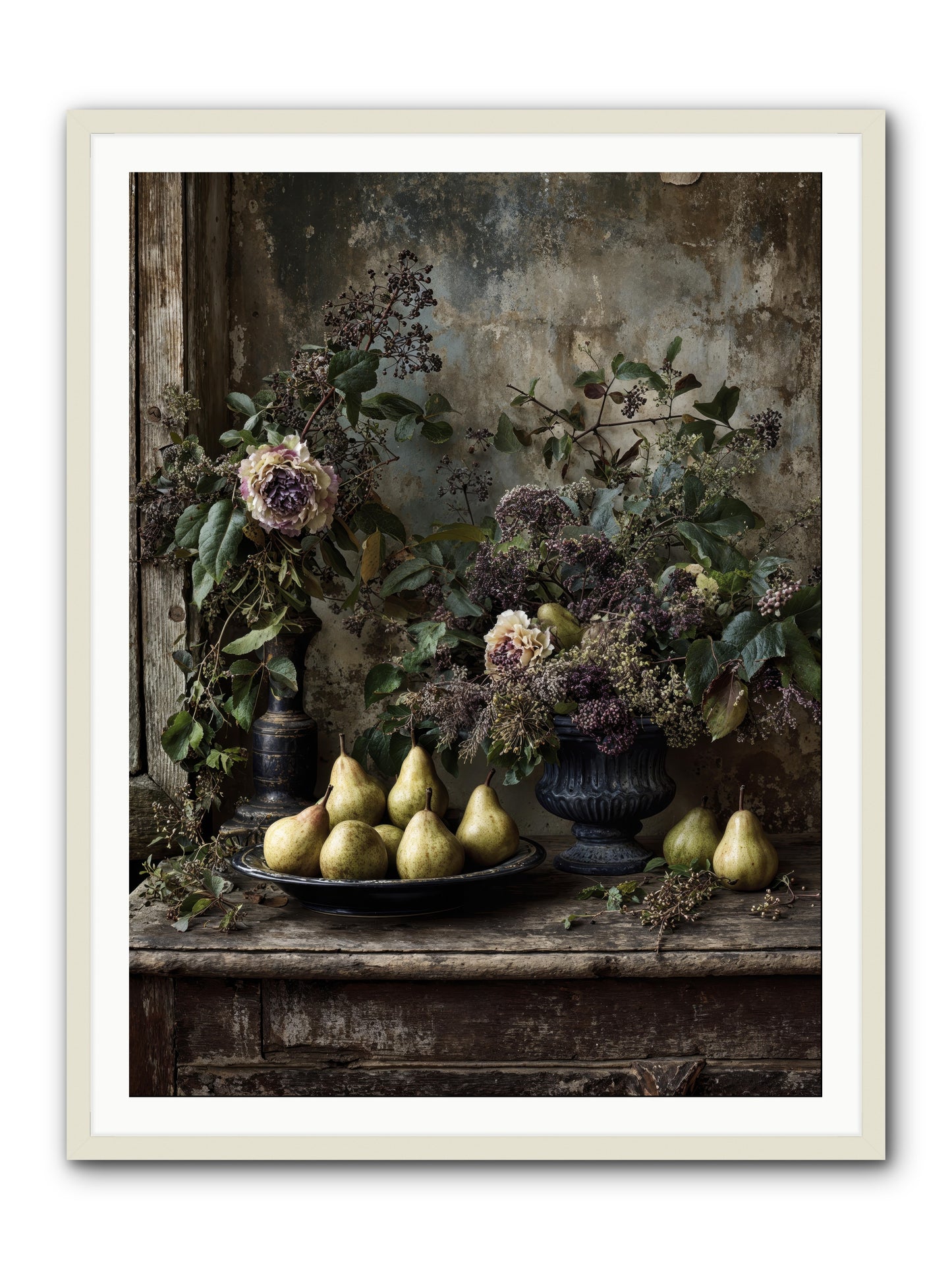 Goldlit -- Framed Print - White 36x48