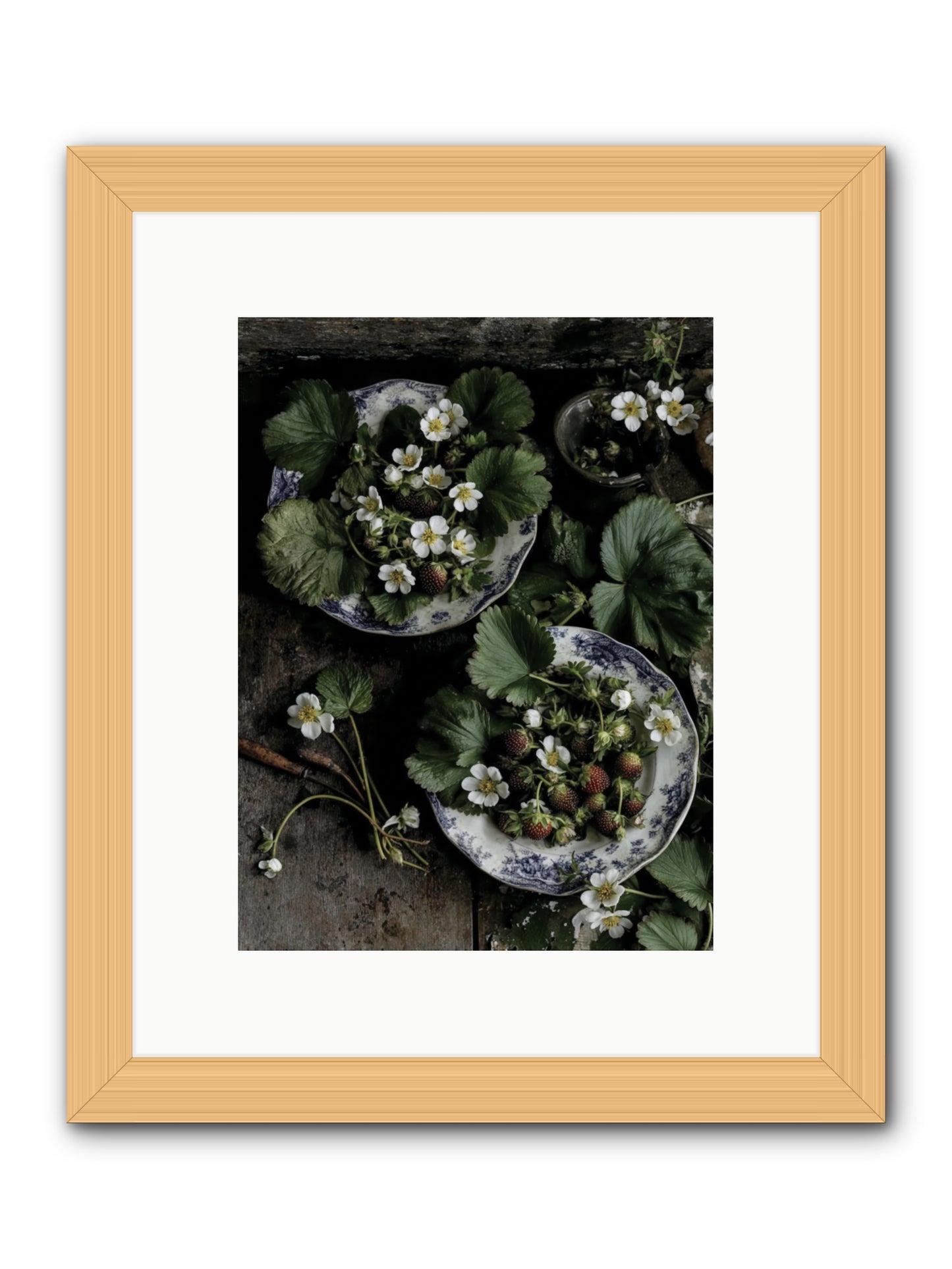Good wishes -- Framed Print - Natural 9x12