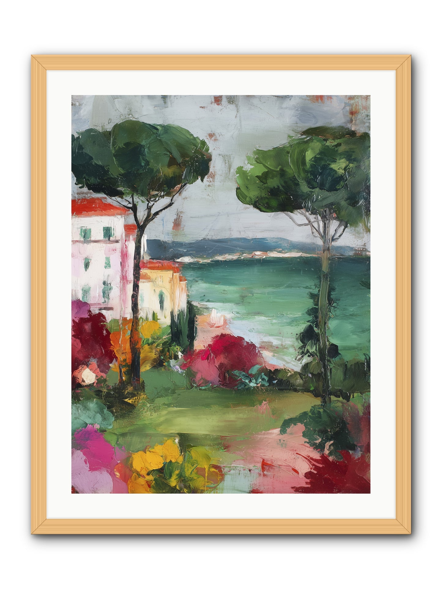 Gossamer Evenings  -- Framed Print - Natural 24x32