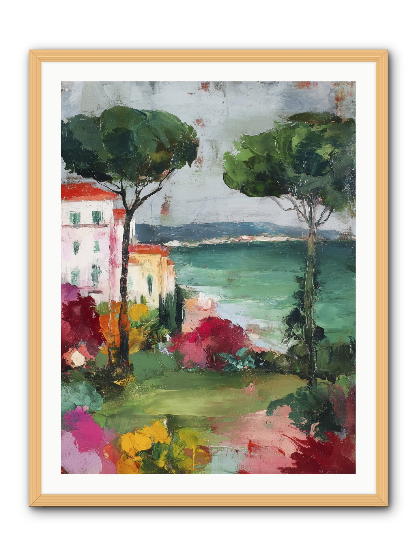 Gossamer Evenings  -- Framed Print - Natural 30x40