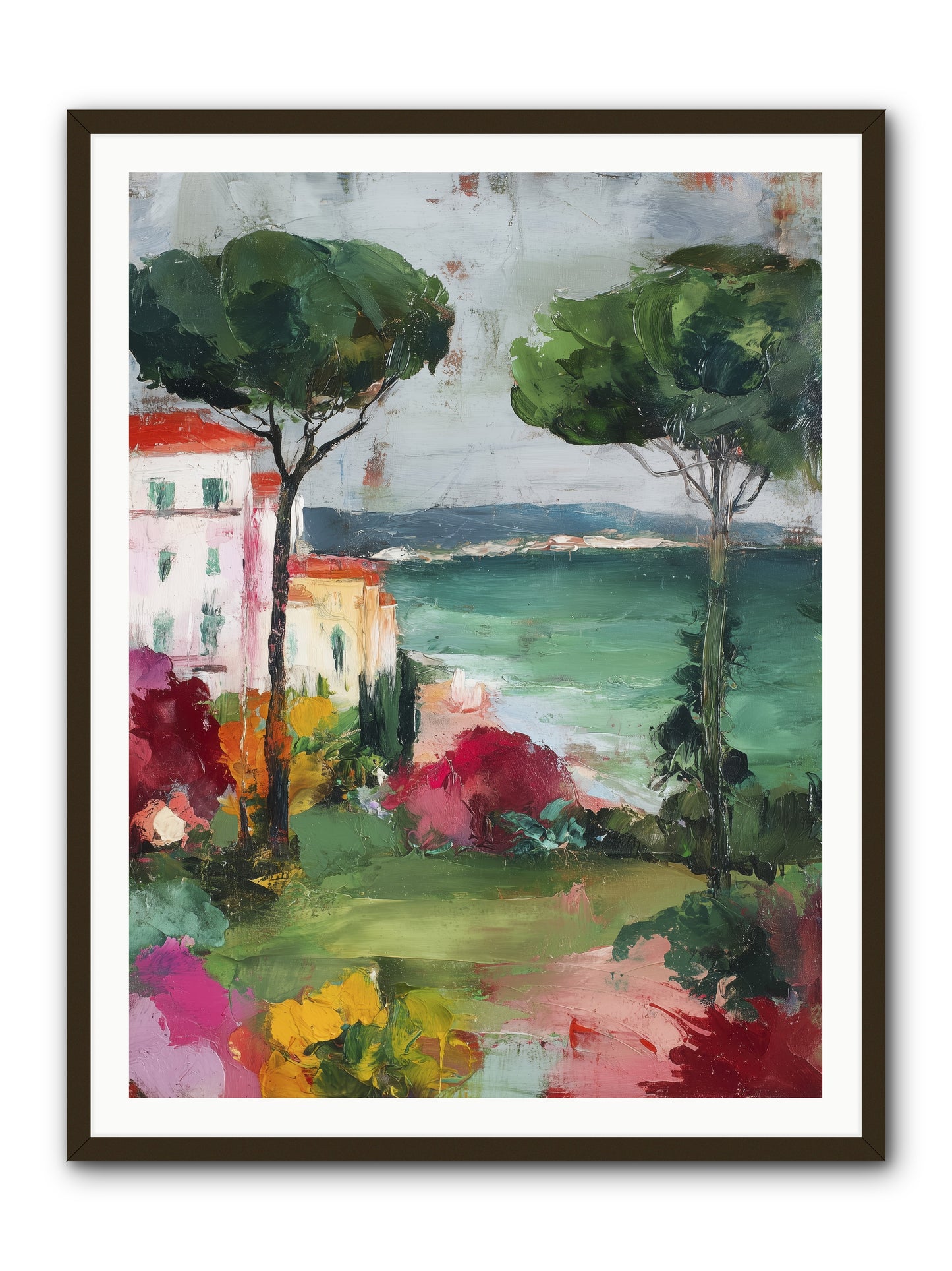 Gossamer Evenings  -- Framed Print - Black 36x48