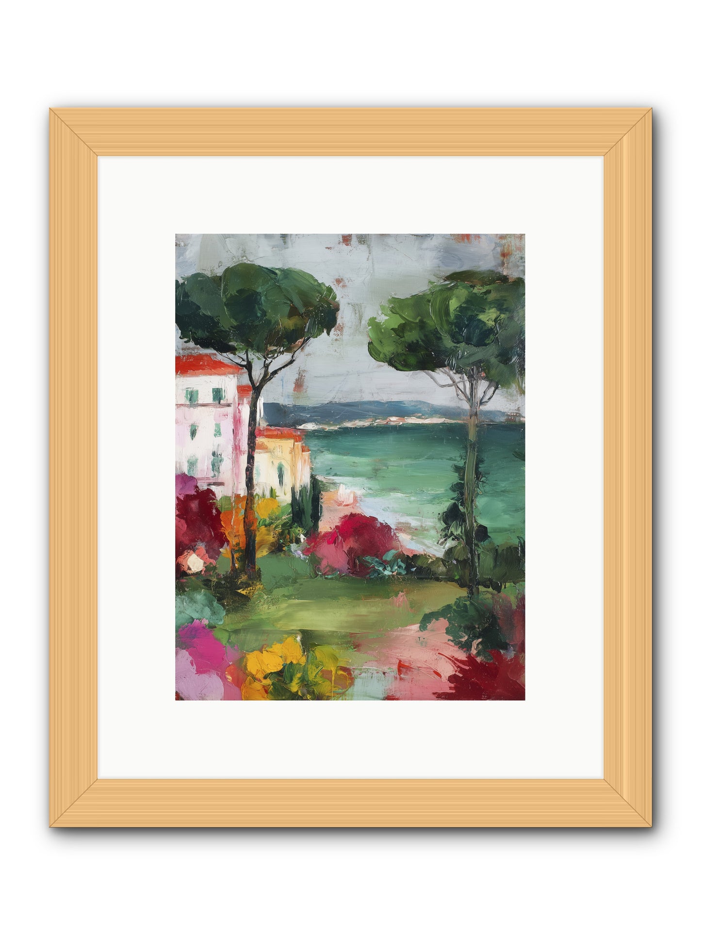 Gossamer Evenings  -- Framed Print - Natural 9x12