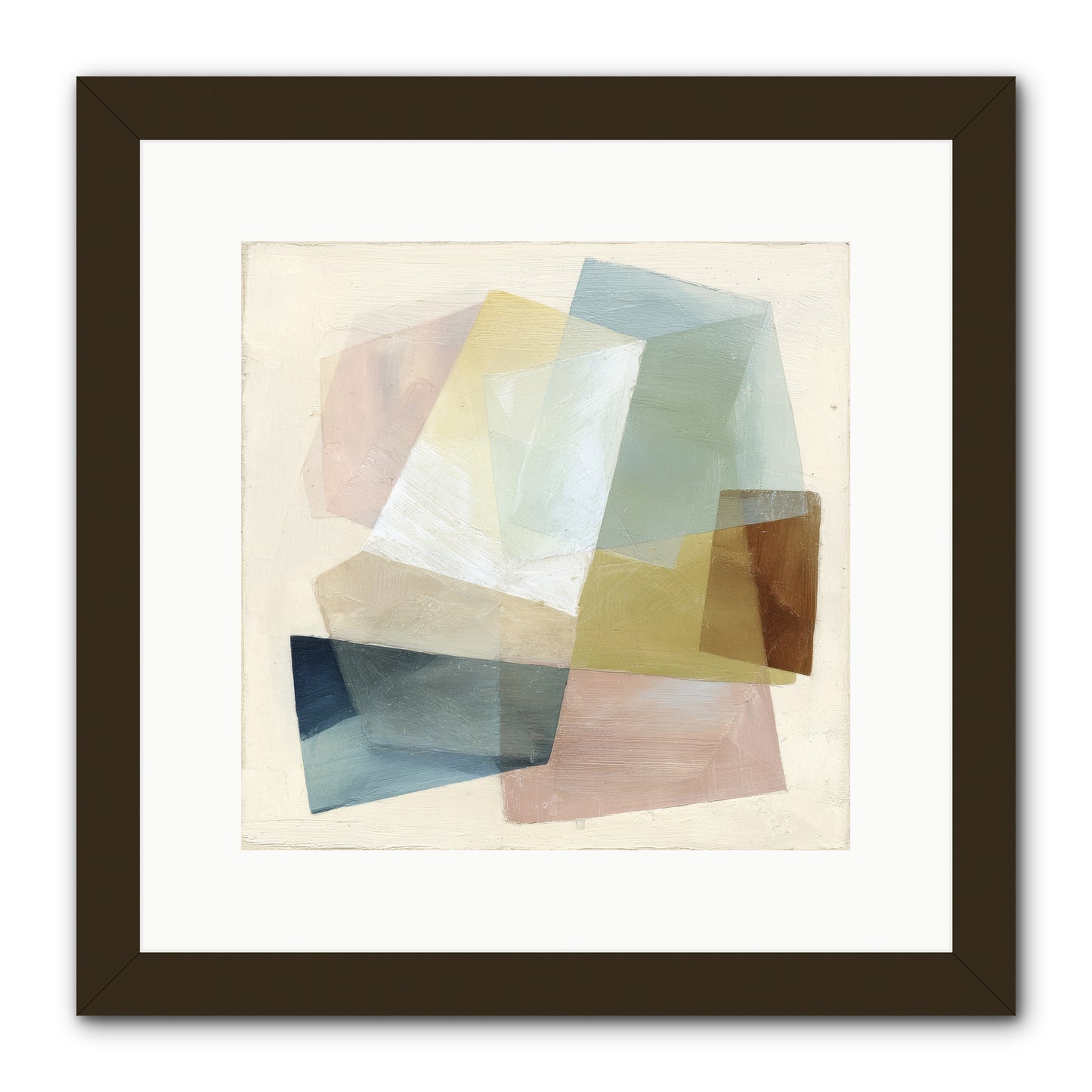 Gossamer Fold -- Framed Print - Black 12x12