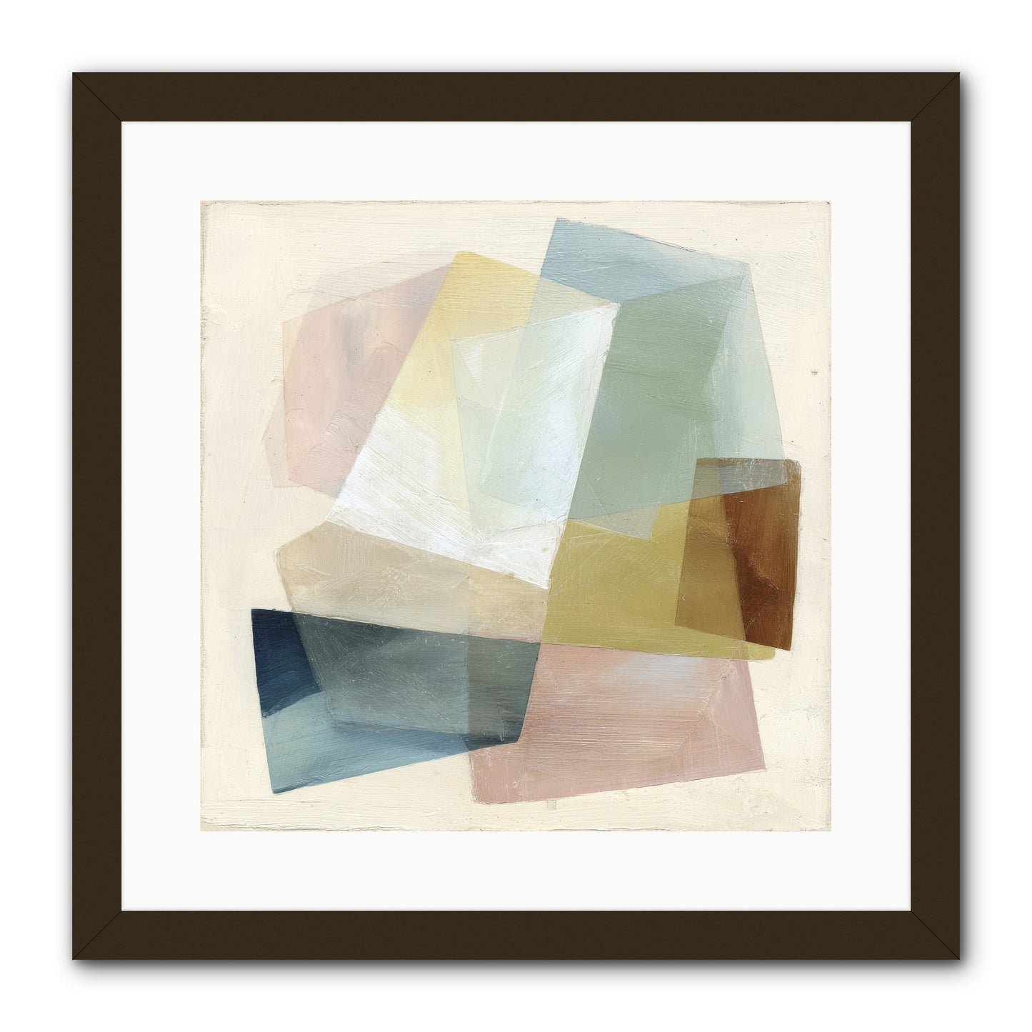 Gossamer Fold -- Framed Print - Black 16x16