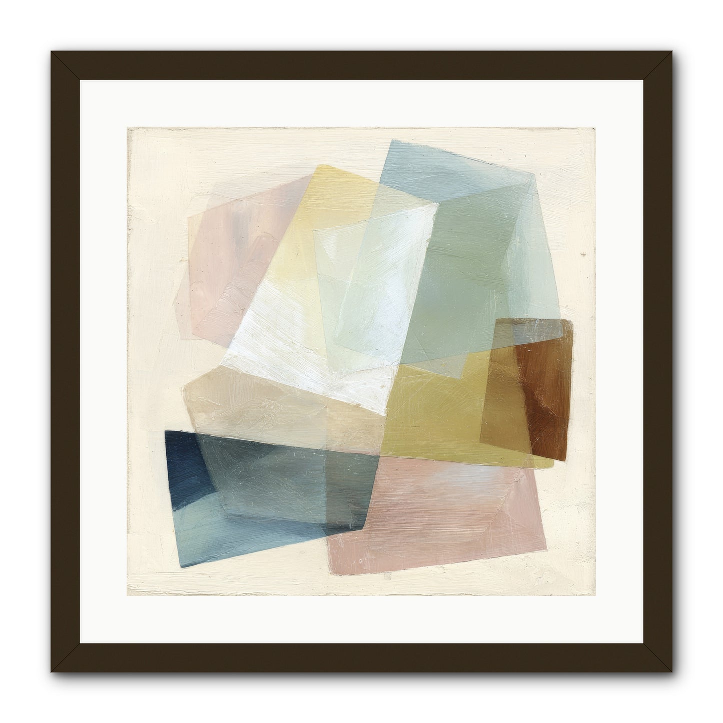 Gossamer Fold -- Framed Print - Black 20x20