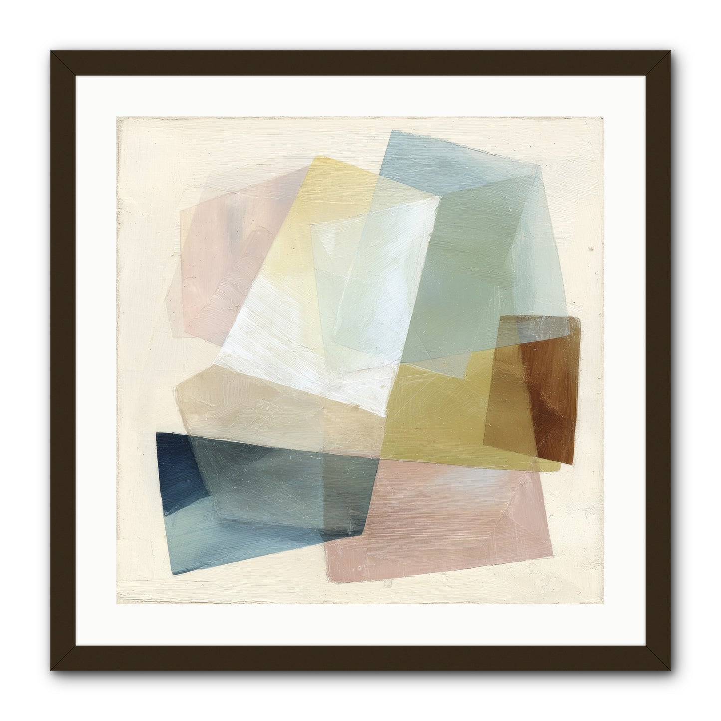 Gossamer Fold -- Framed Print - Black 24x24